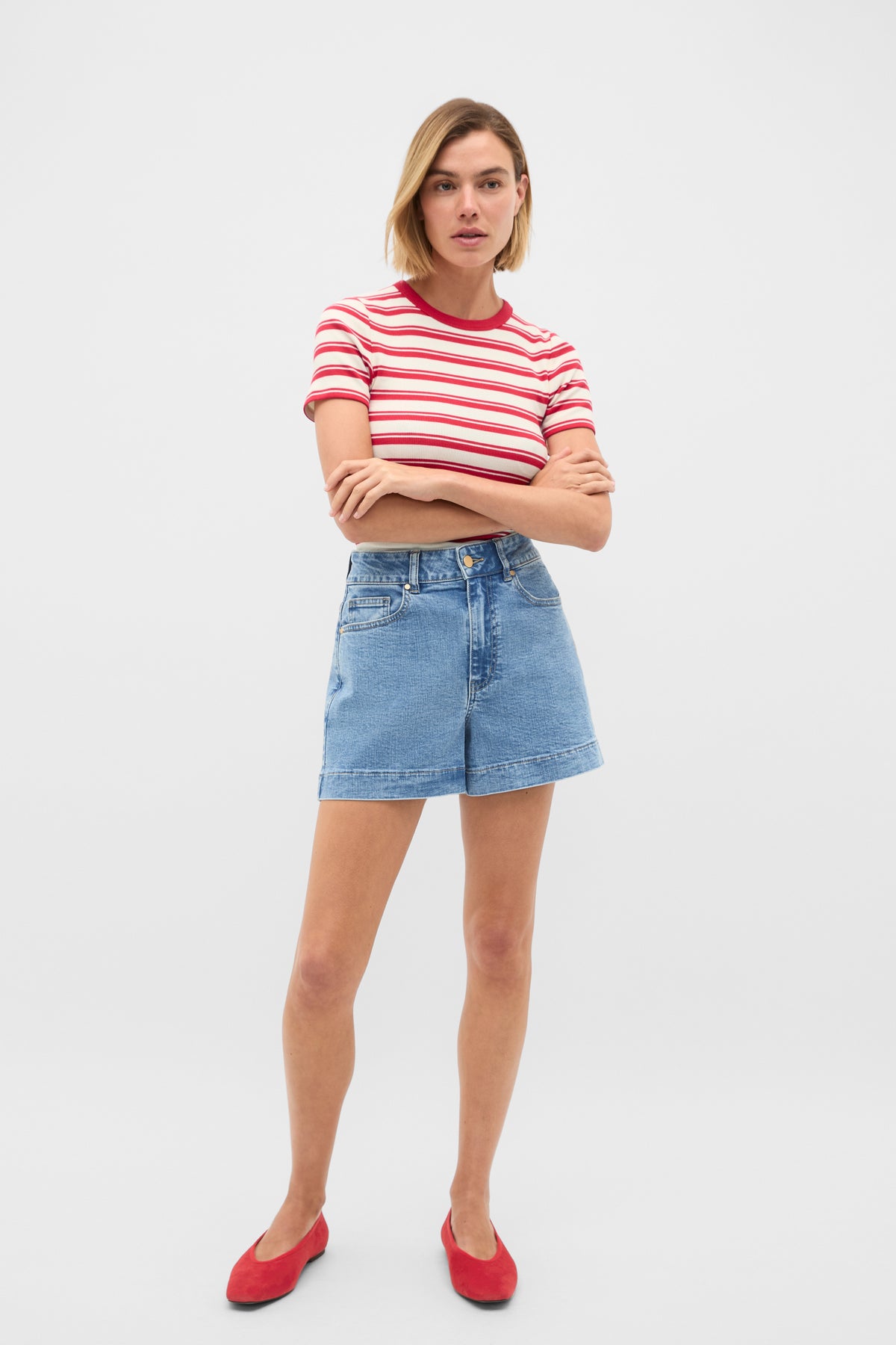 Stripe Rib Tee