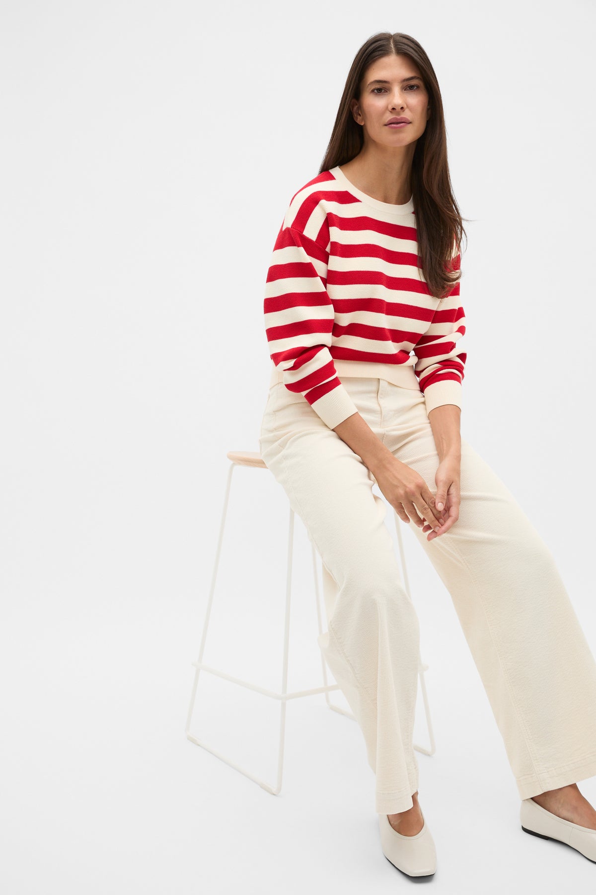 Textured Stripe Knit