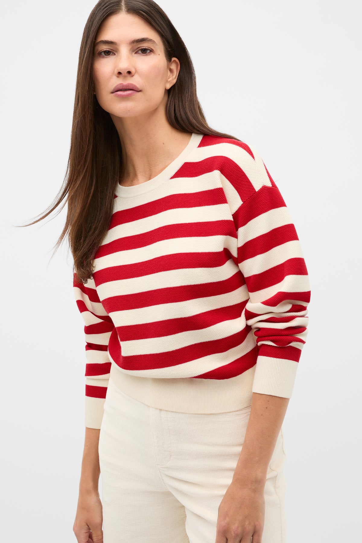 Textured Stripe Knit