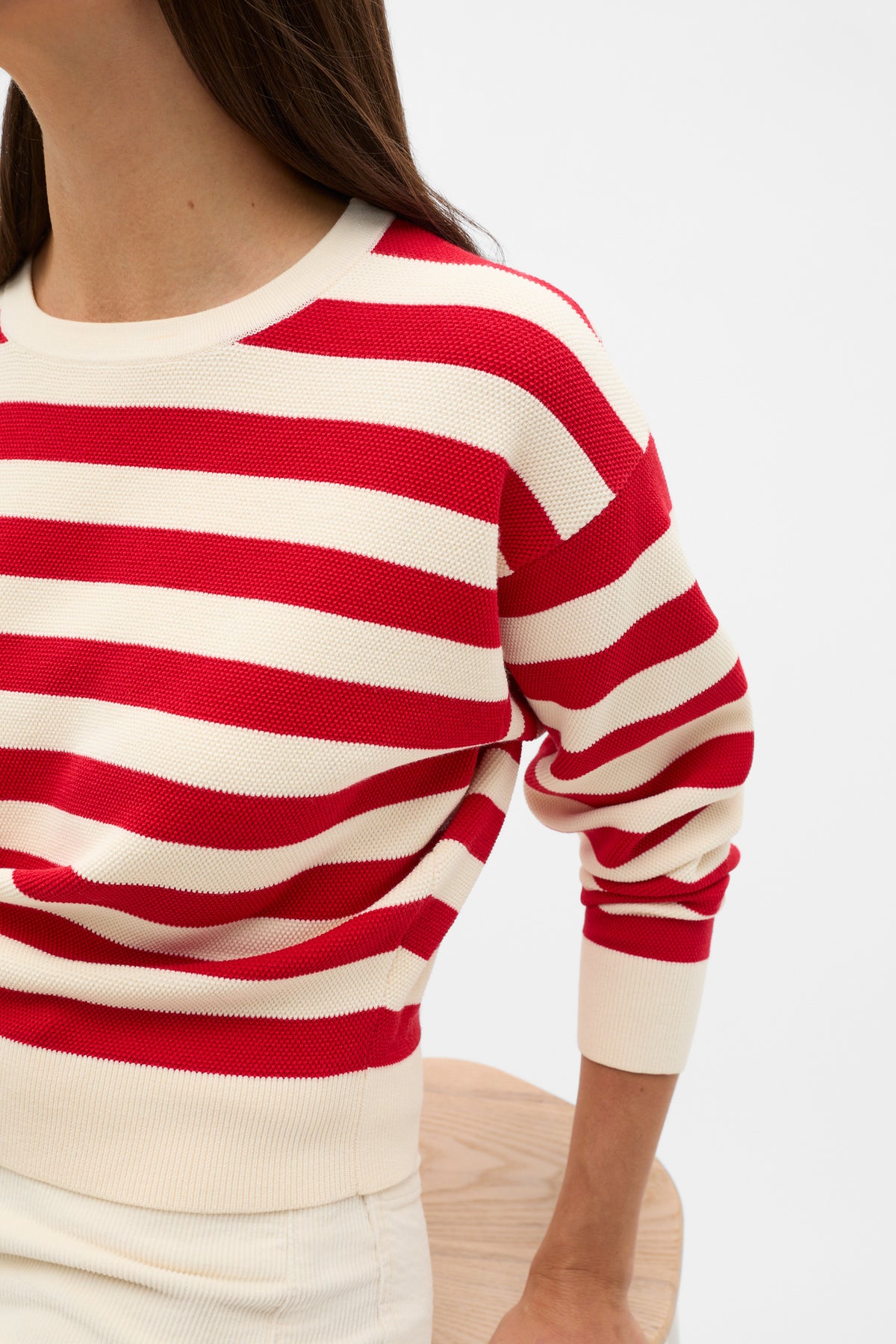 Textured Stripe Knit
