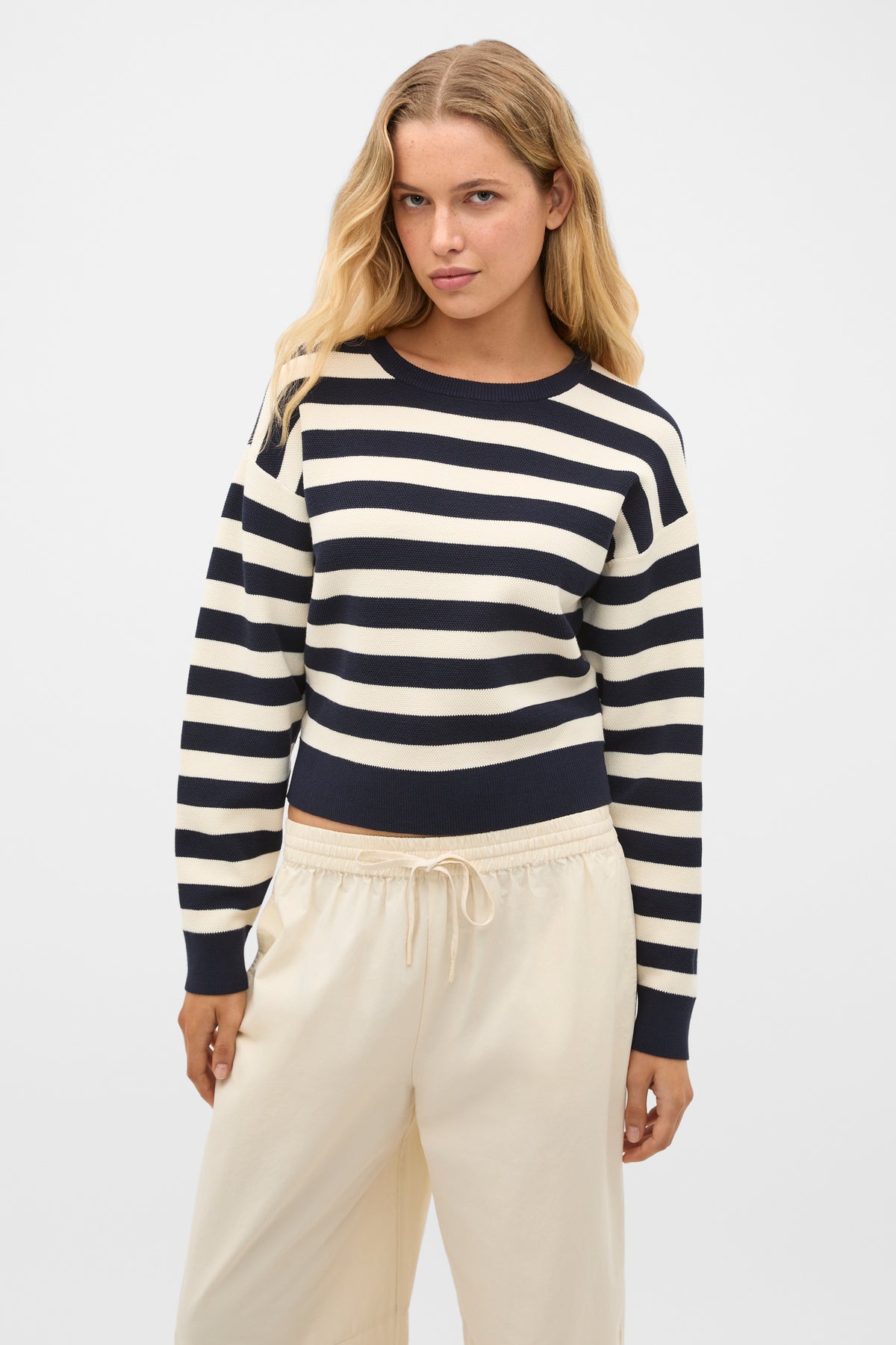 Textured Stripe Knit
