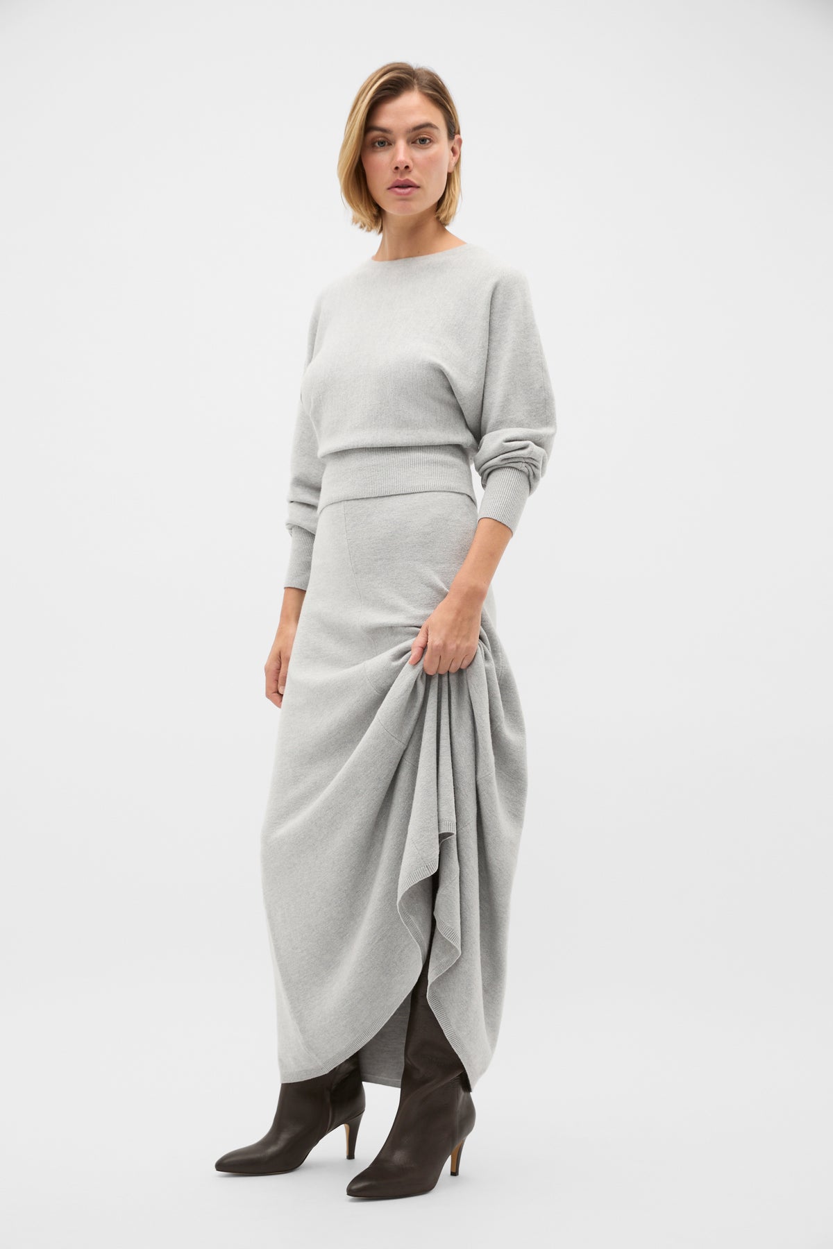 Batwing Knit Top