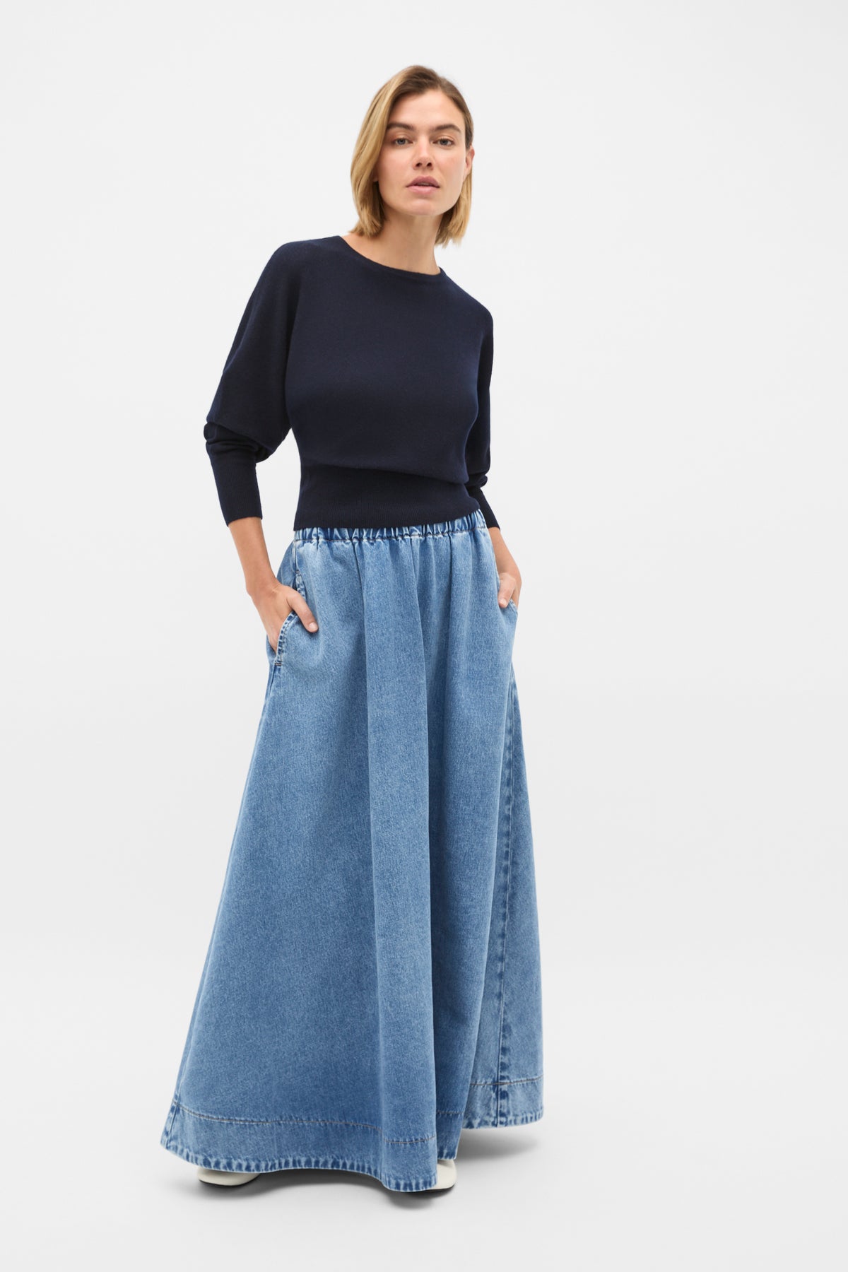 Batwing Knit Top