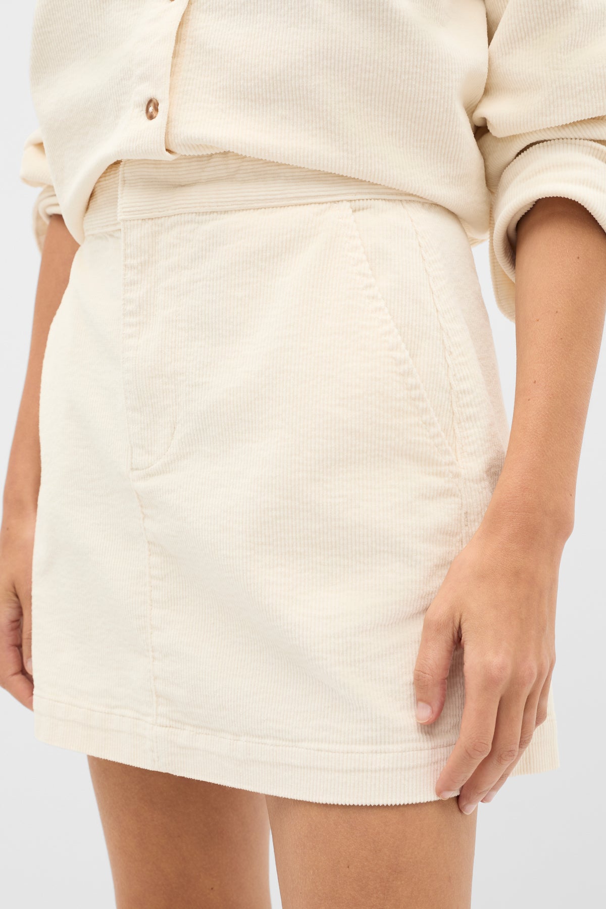 Corduroy Mini Skirt