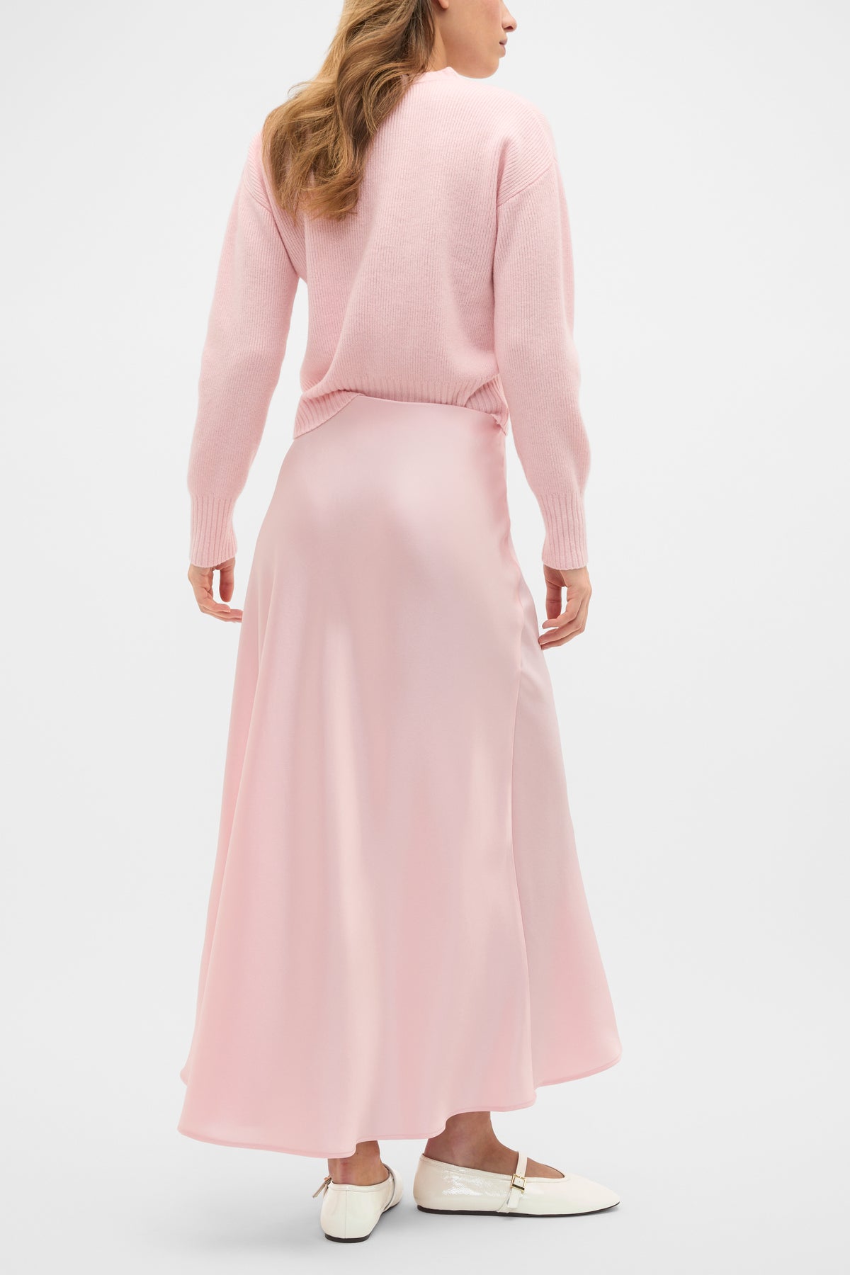 Satin Midi Skirt
