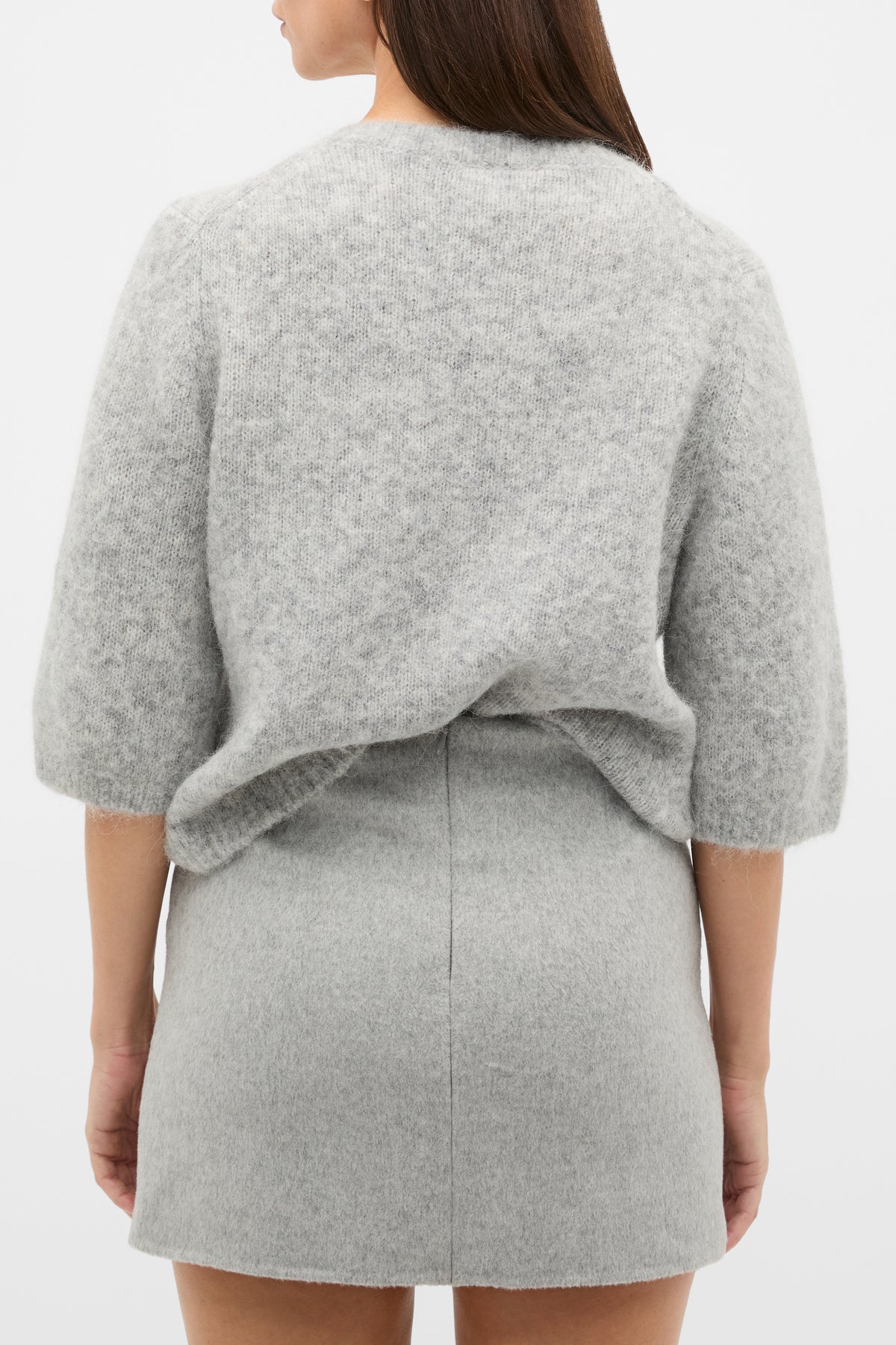 Seam Front Mini Skirt