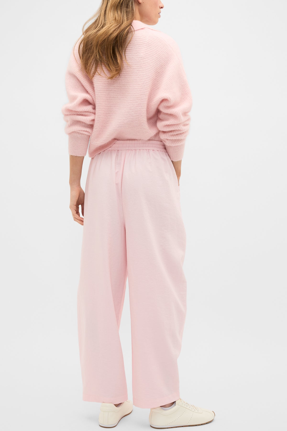 Textured Barrel Pant