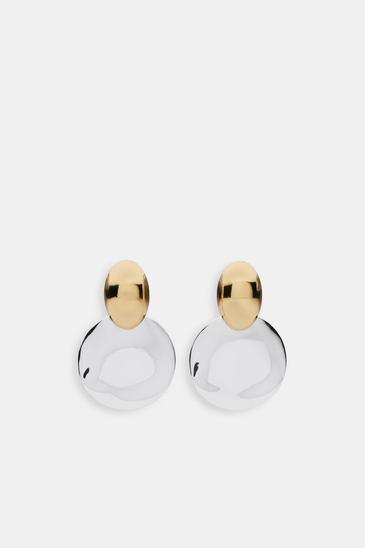 Statement Mixed Metals Earring