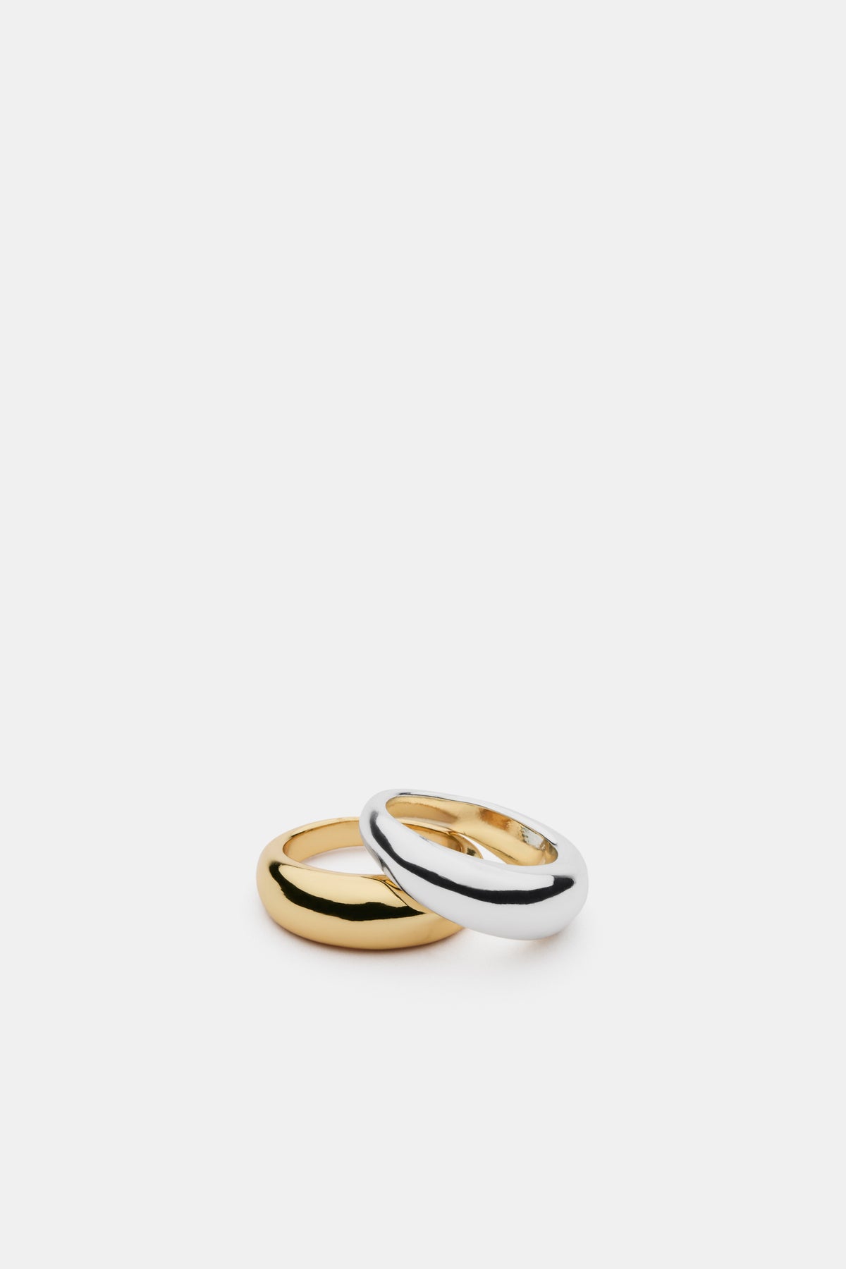 Mixed Metals Ring Set