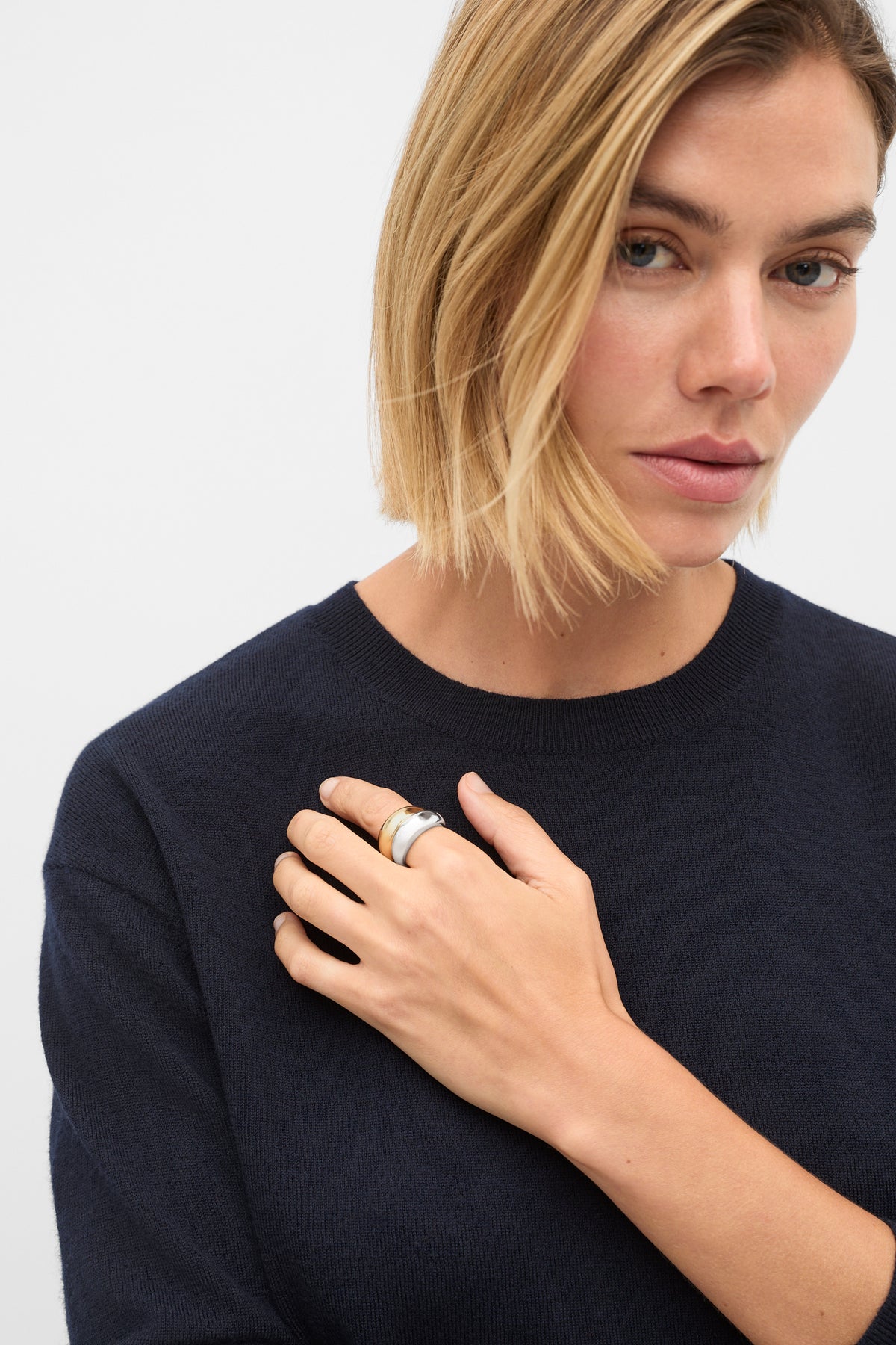 Mixed Metals Ring Set