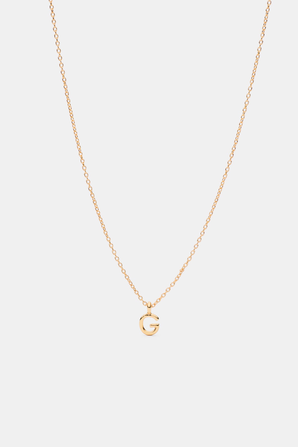 Gold Alphabet Necklace