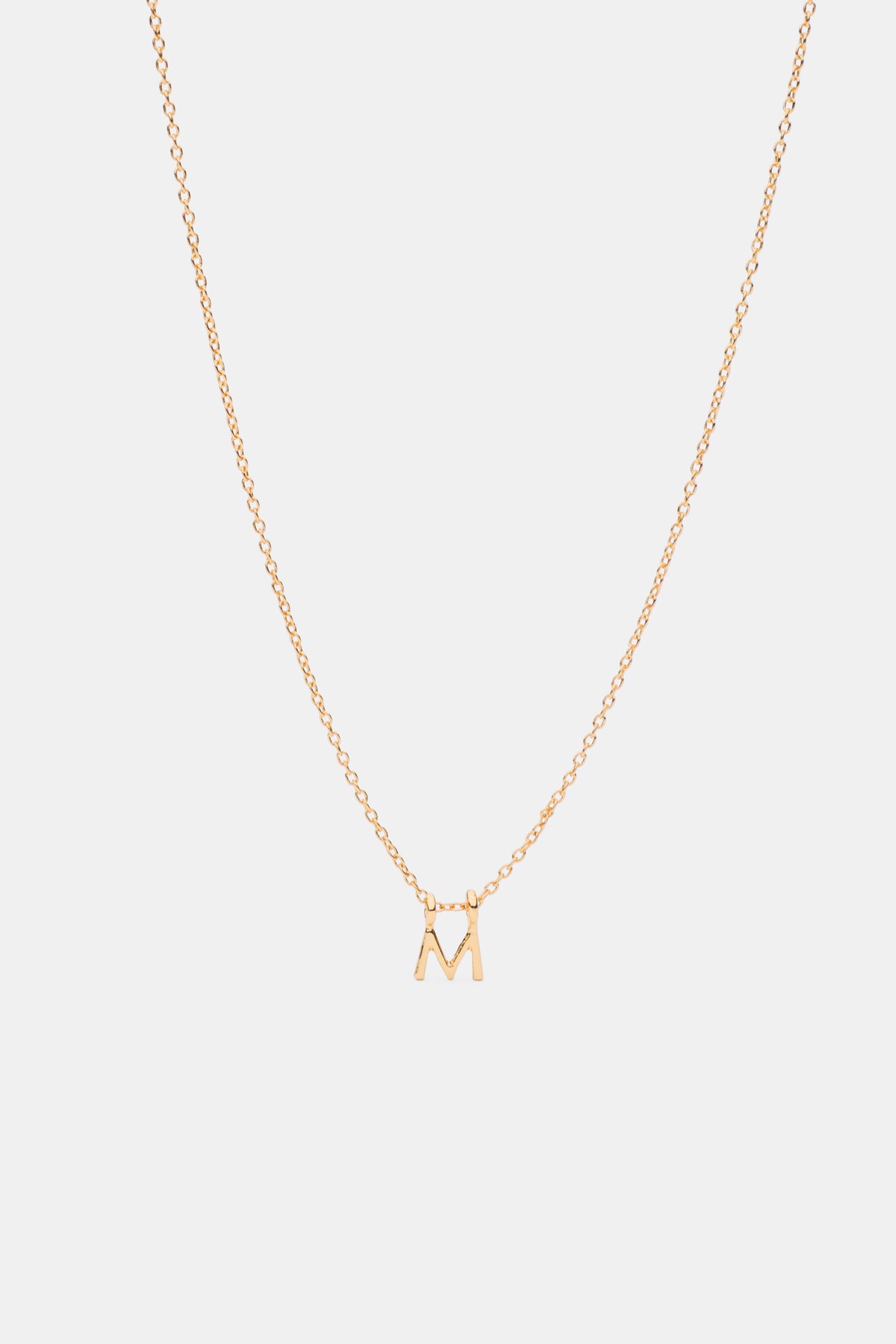 Gold Alphabet Necklace