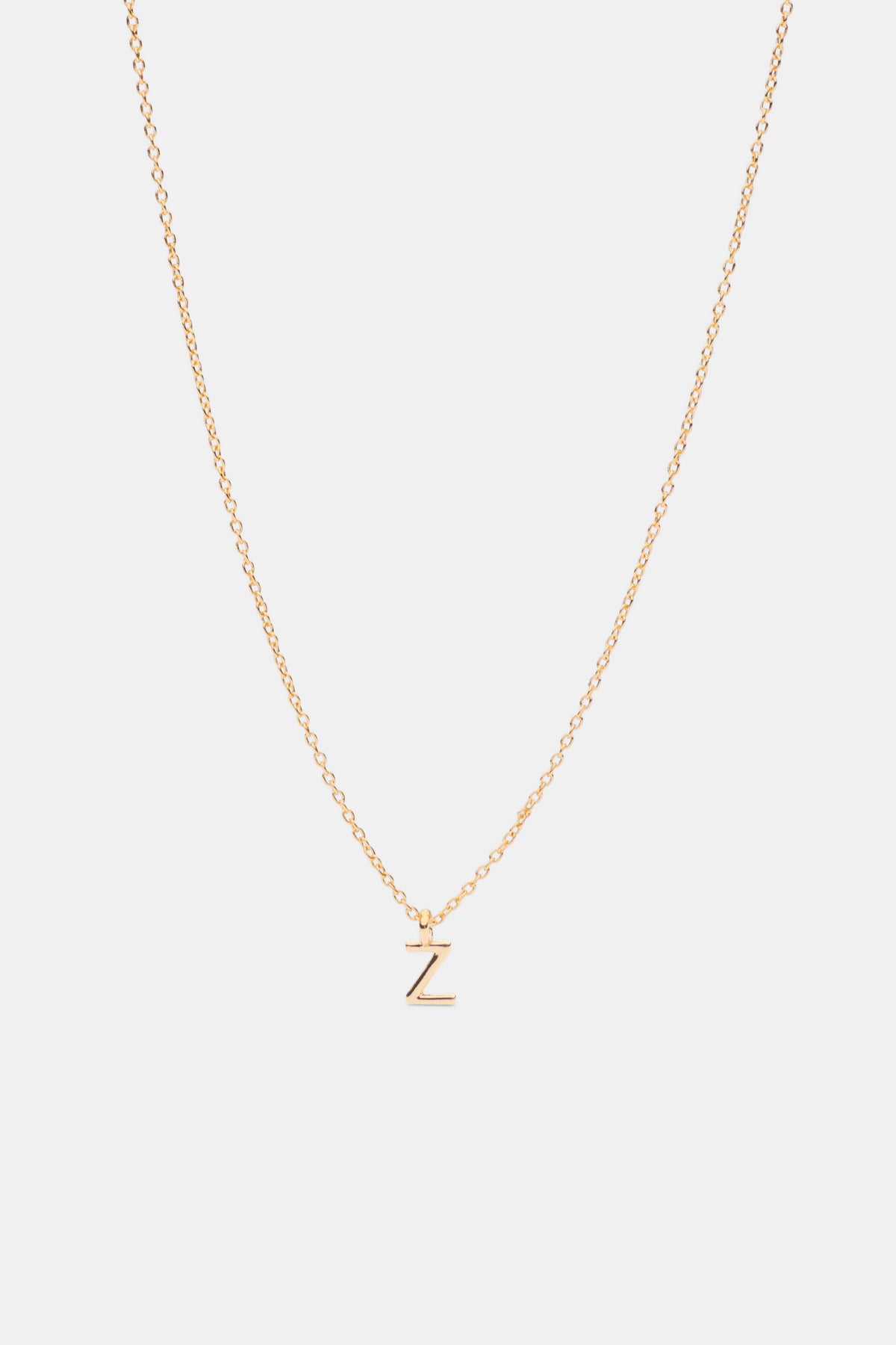 Gold Alphabet Necklace