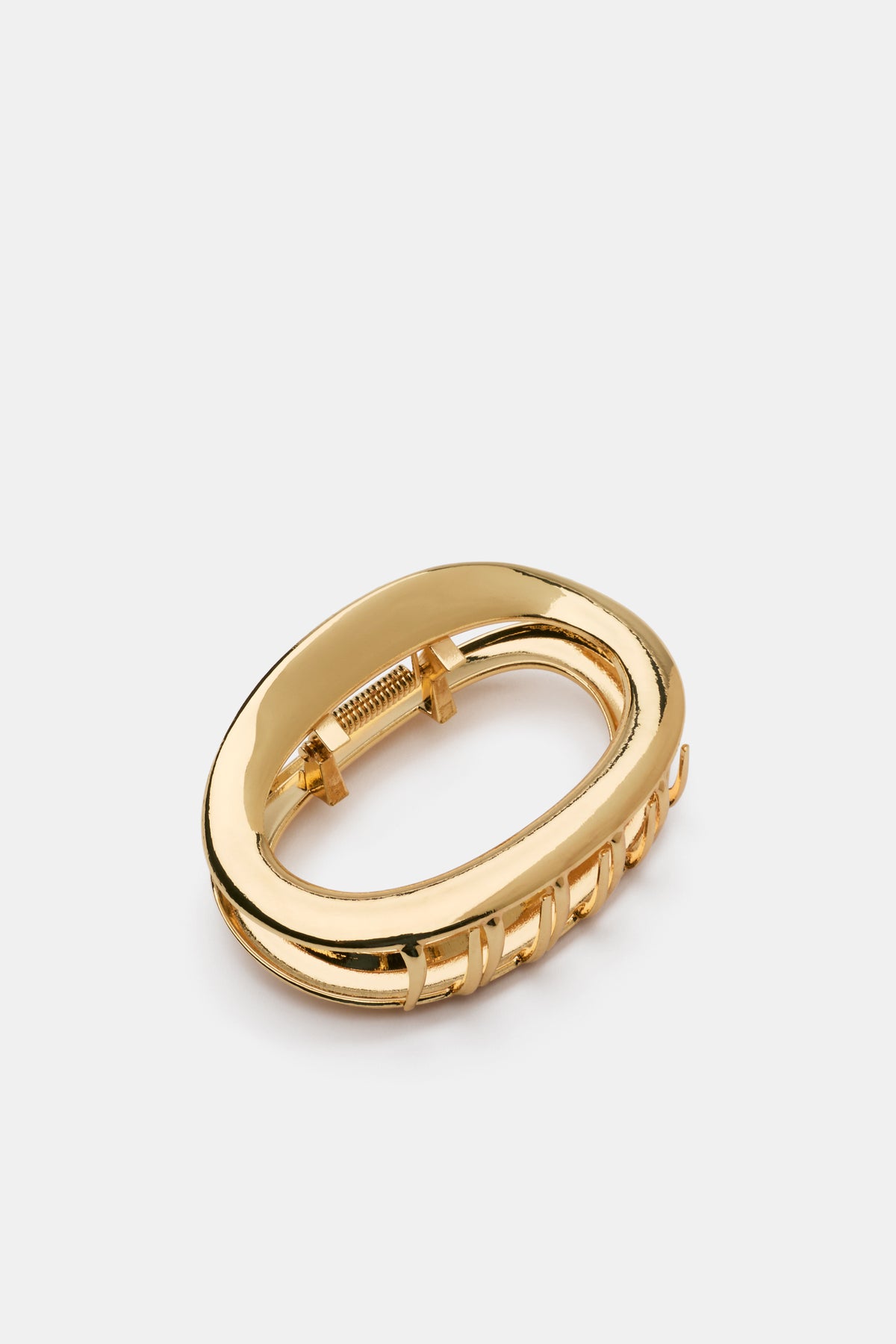 Oval Metal Hair Claw