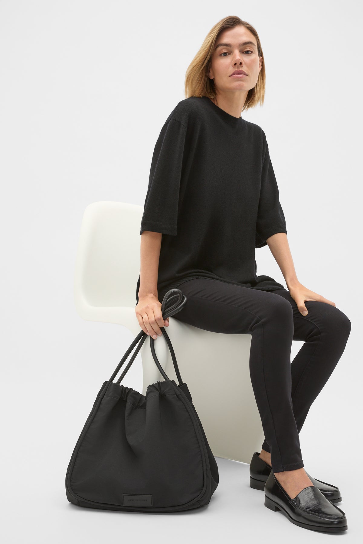 Ruched Essential Tech Tote