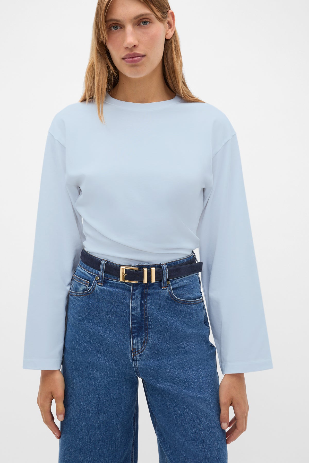 Elle Square Buckle Belt