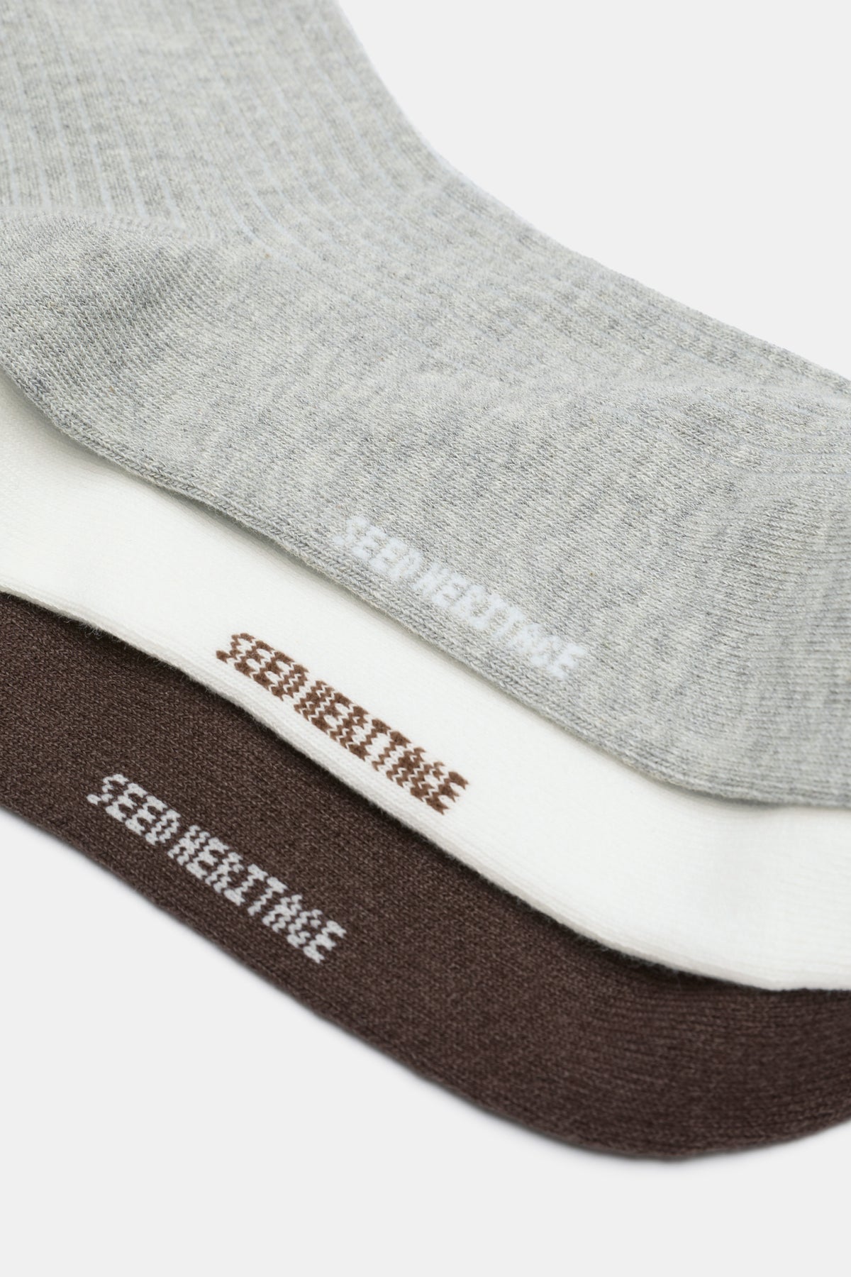 3 Pack Quarter Crew Socks