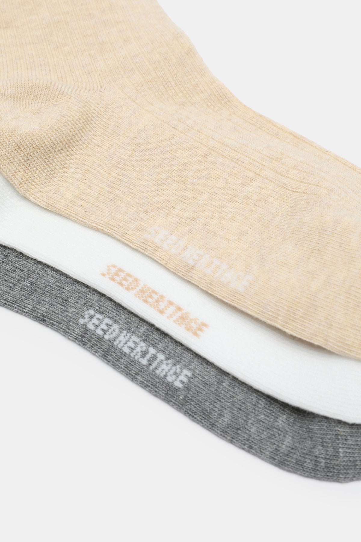 3 Pack Quarter Crew Socks