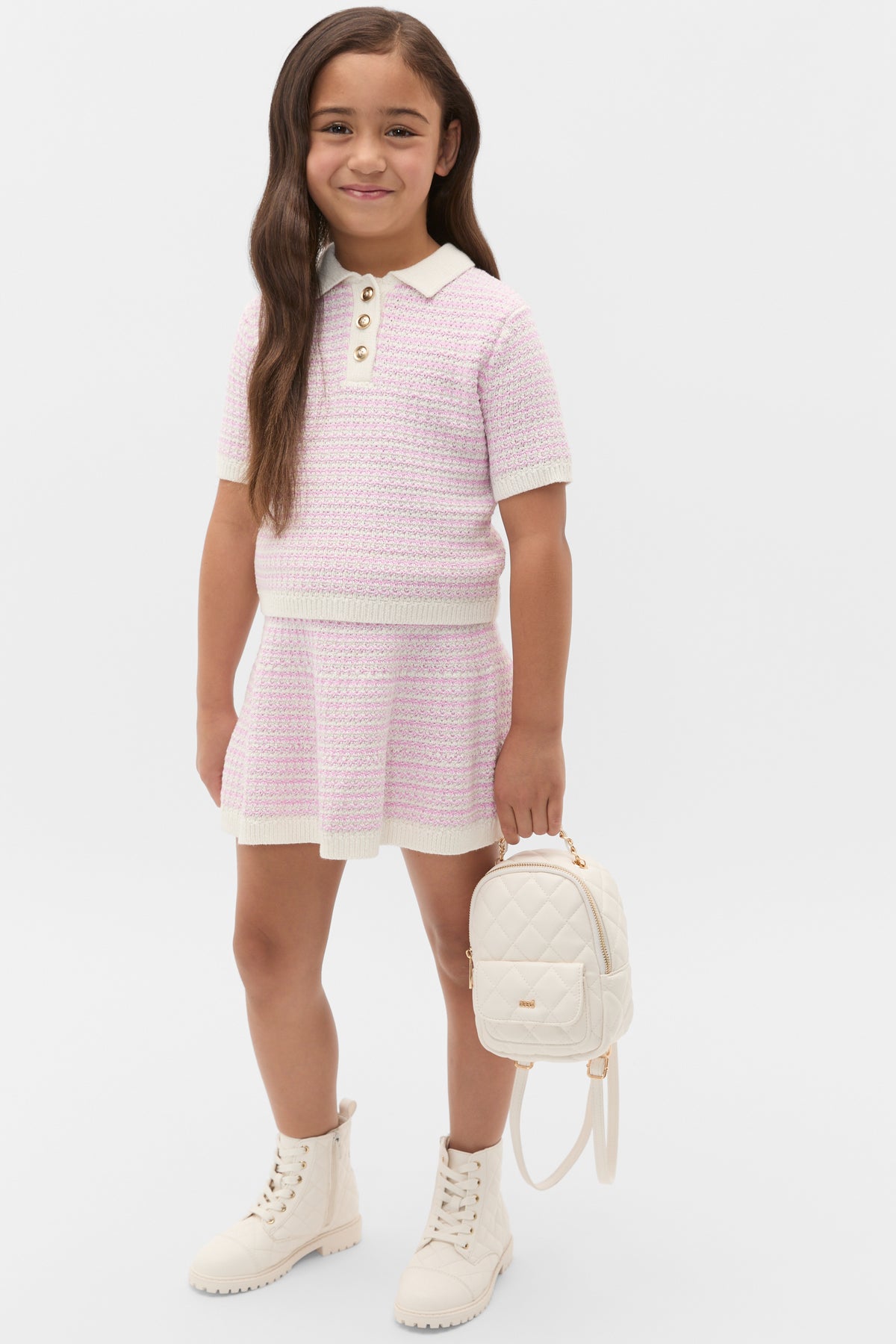Stripe Knit Skirt