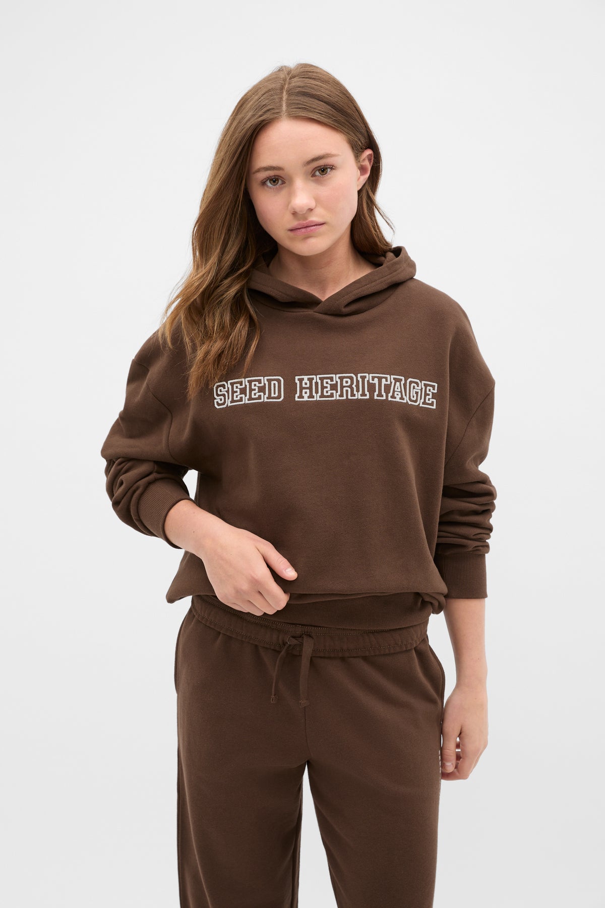 Logo Embroidered Hoodie