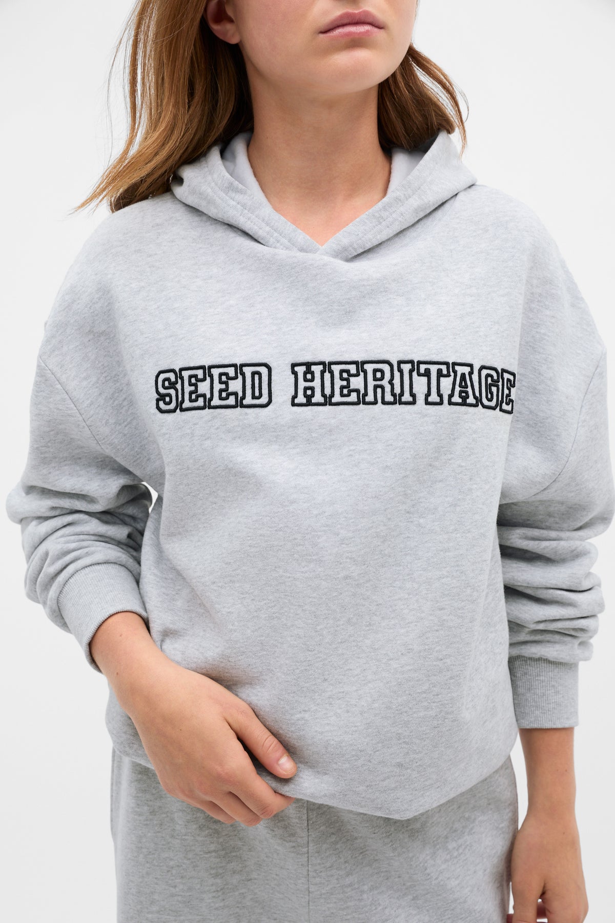 Logo Embroidered Hoodie