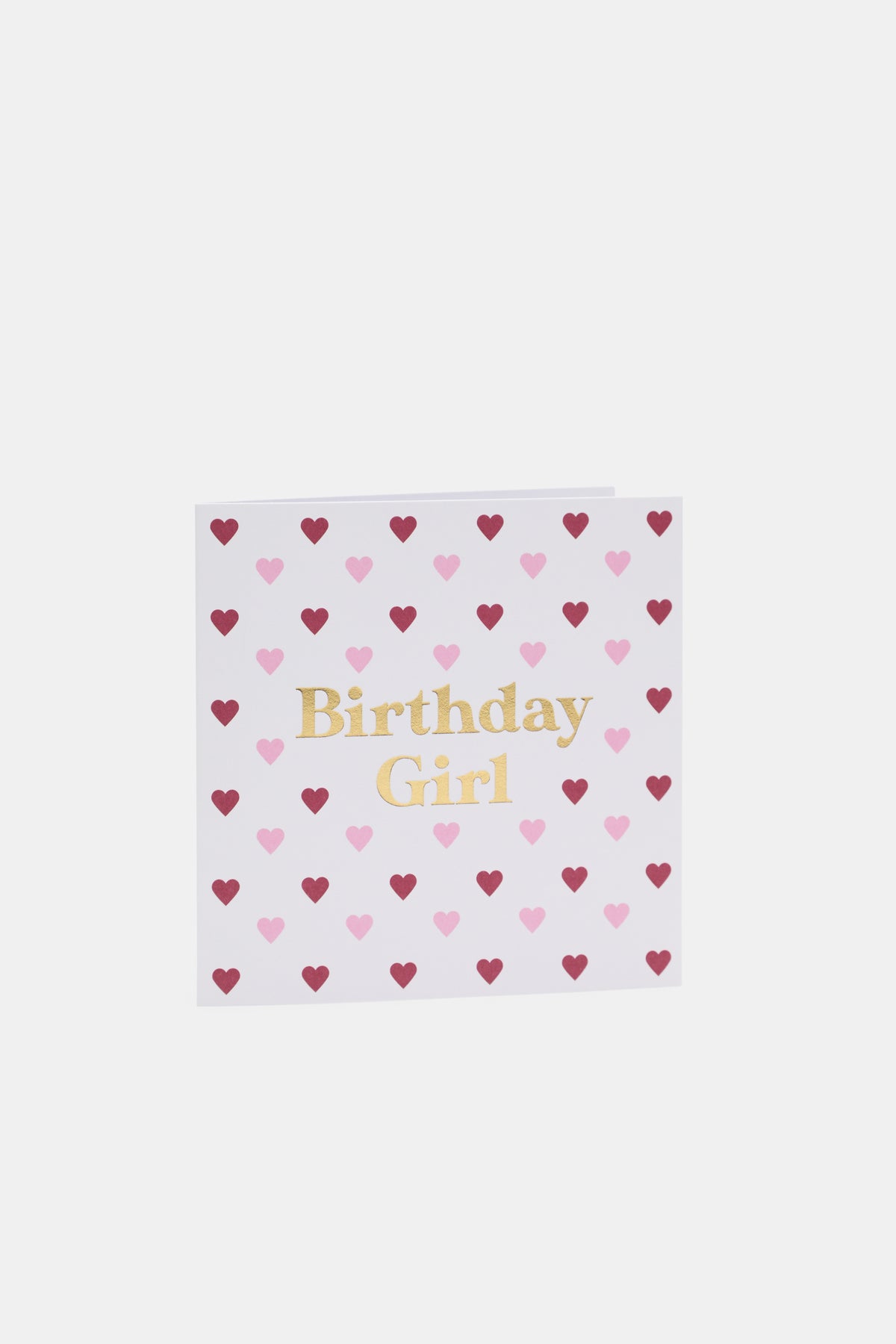 Heart Birthday Girl Card