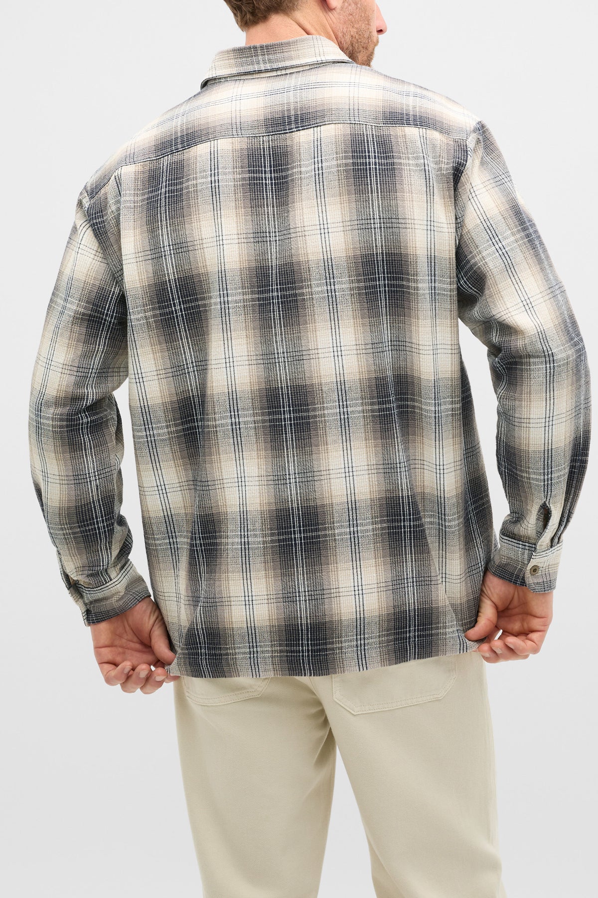 Long Sleeve Cotton Check Shirt