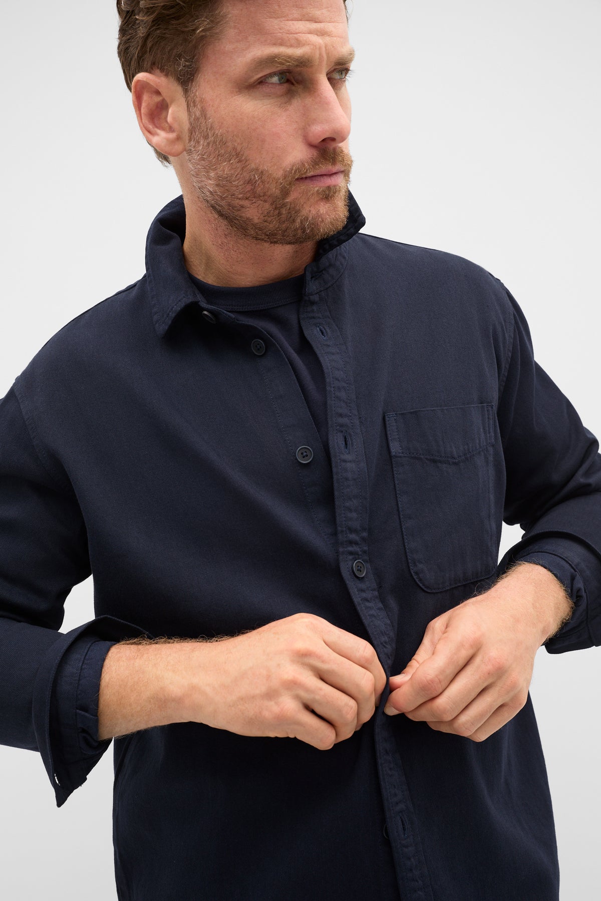 Long Sleeve Twill Shirt
