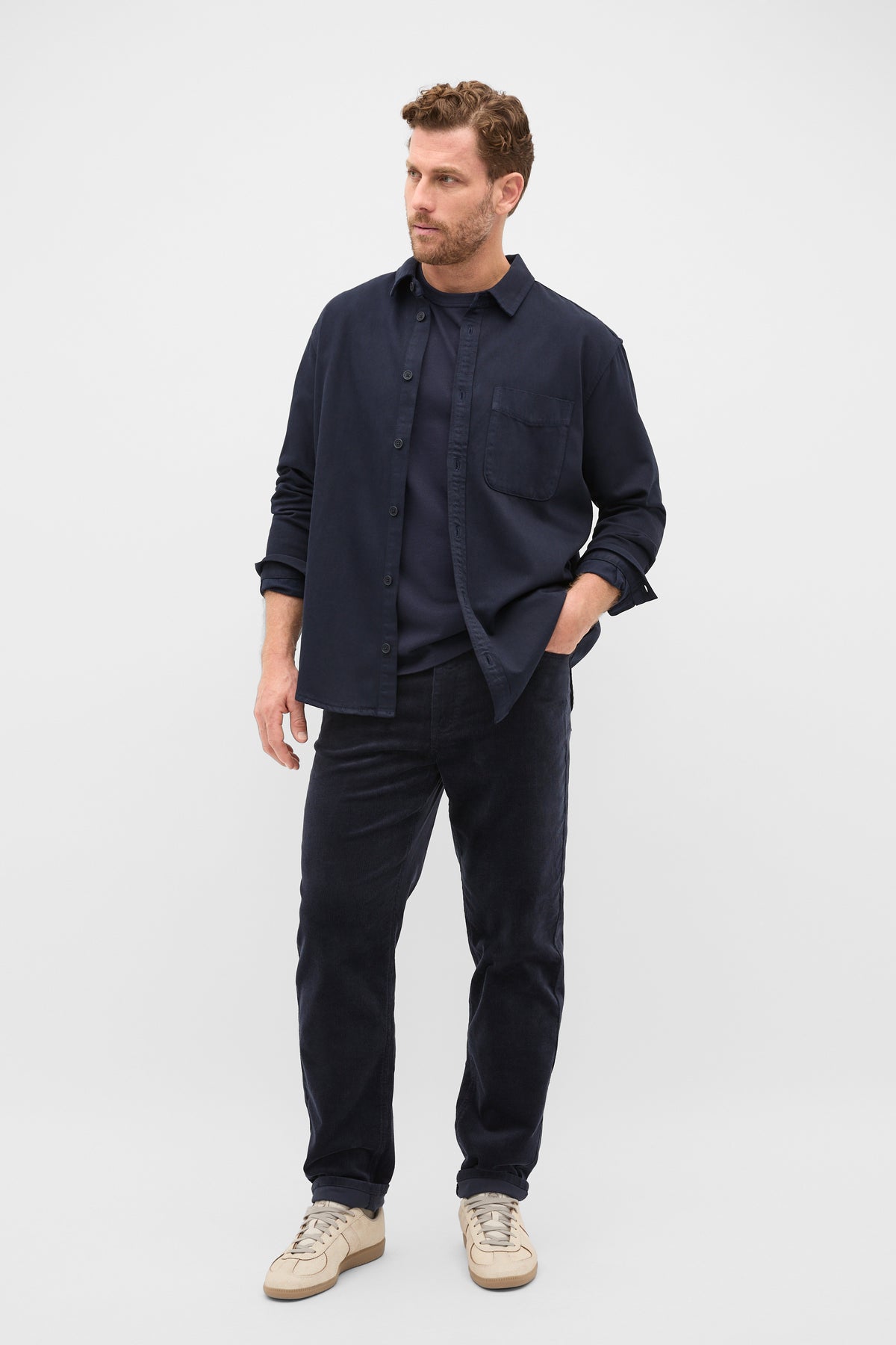 Long Sleeve Twill Shirt
