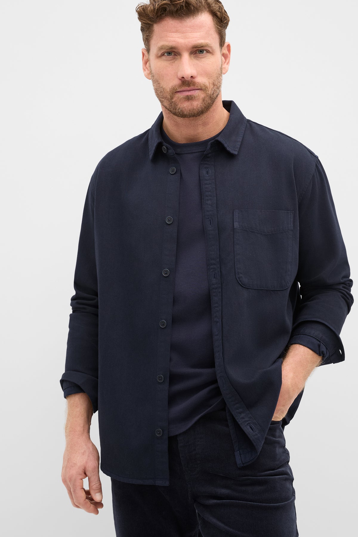 Long Sleeve Twill Shirt