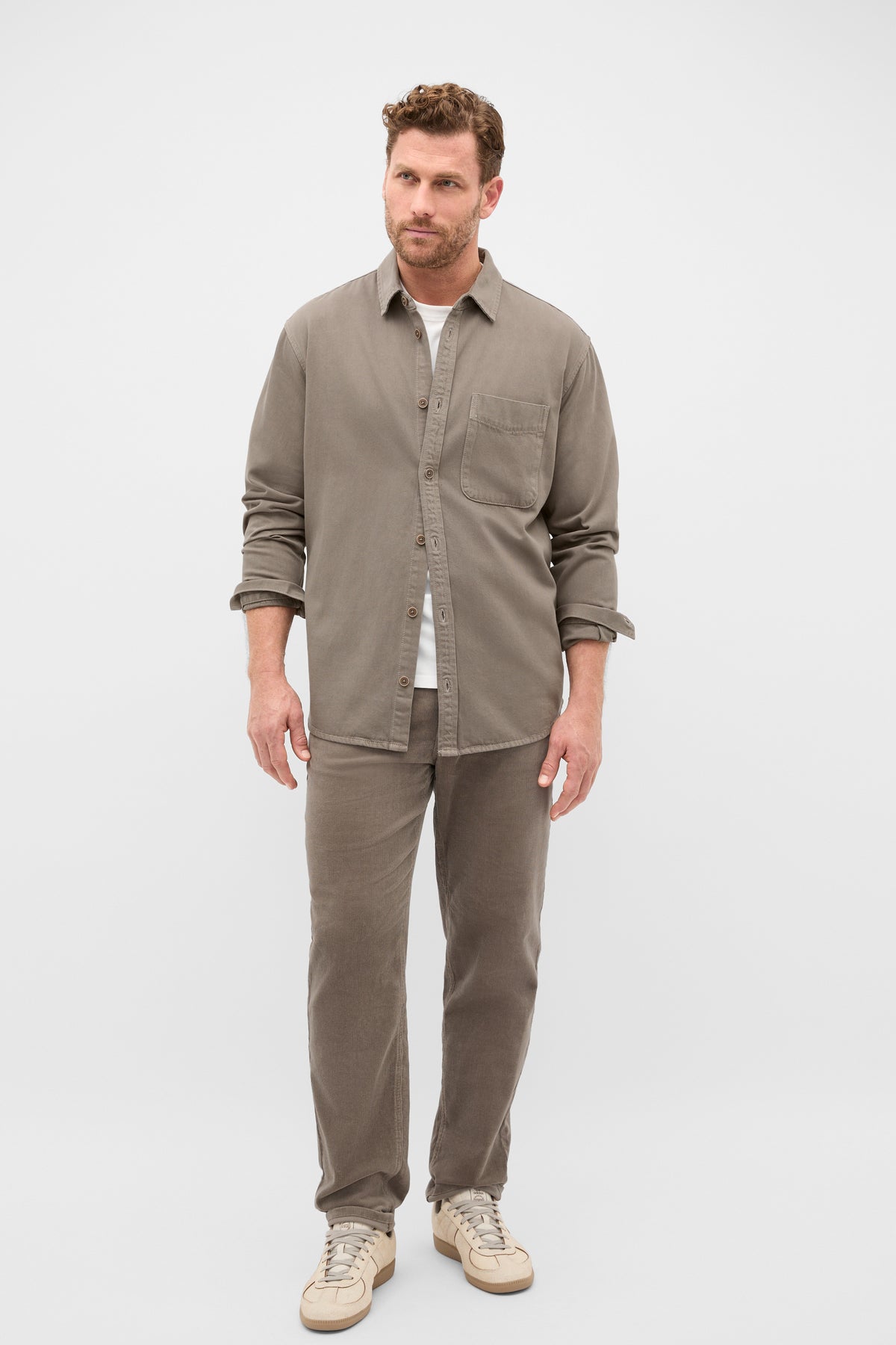 Long Sleeve Twill Shirt