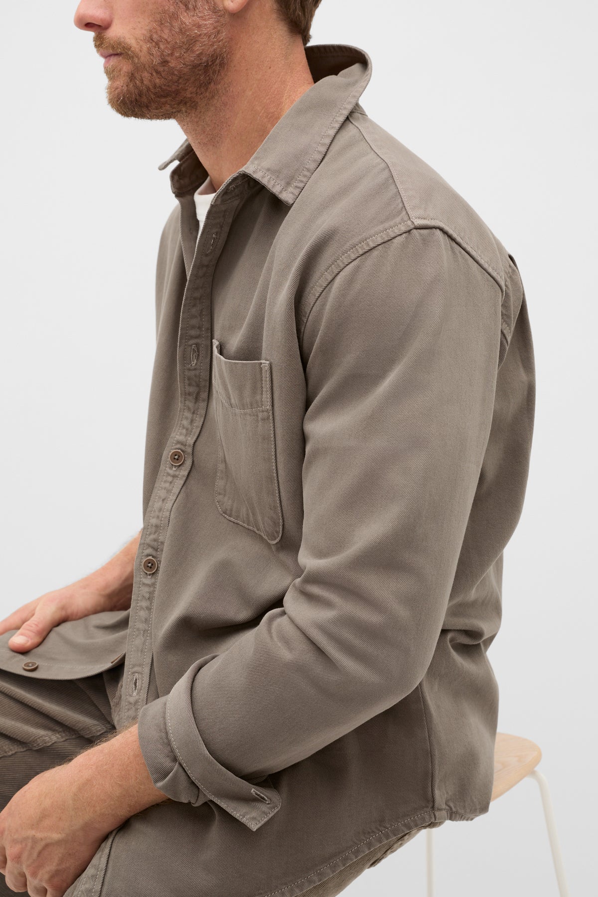 Long Sleeve Twill Shirt