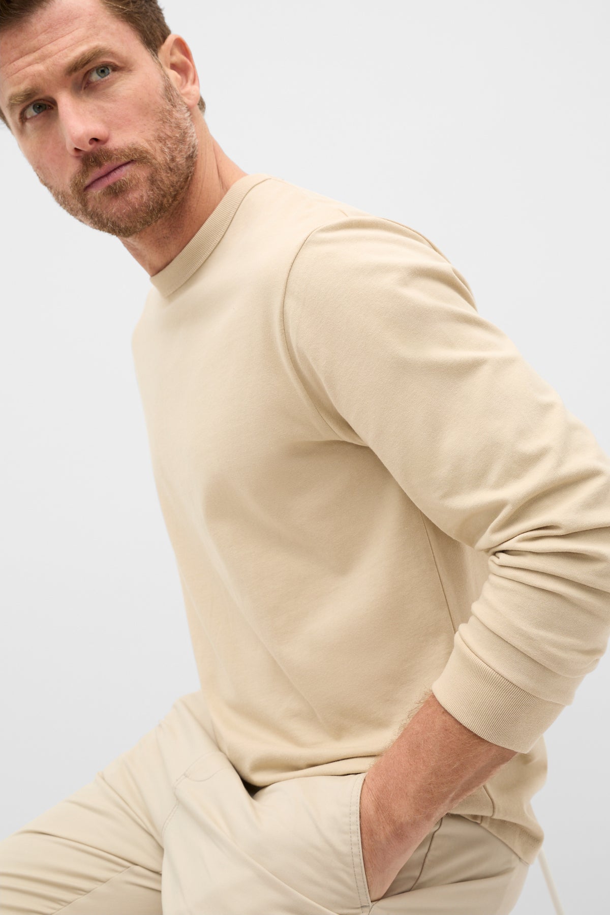 Long Sleeve Crew Neck Tee