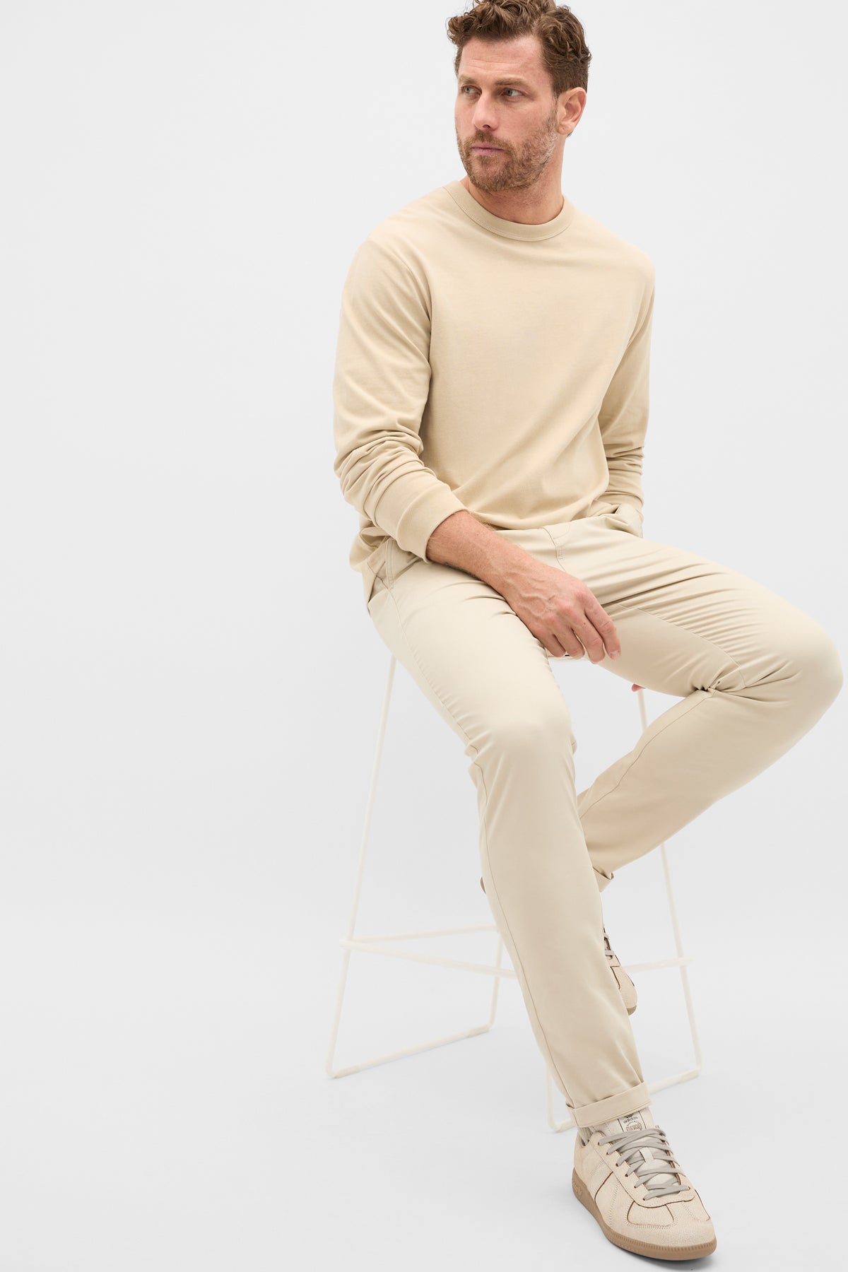 Long Sleeve Crew Neck Tee