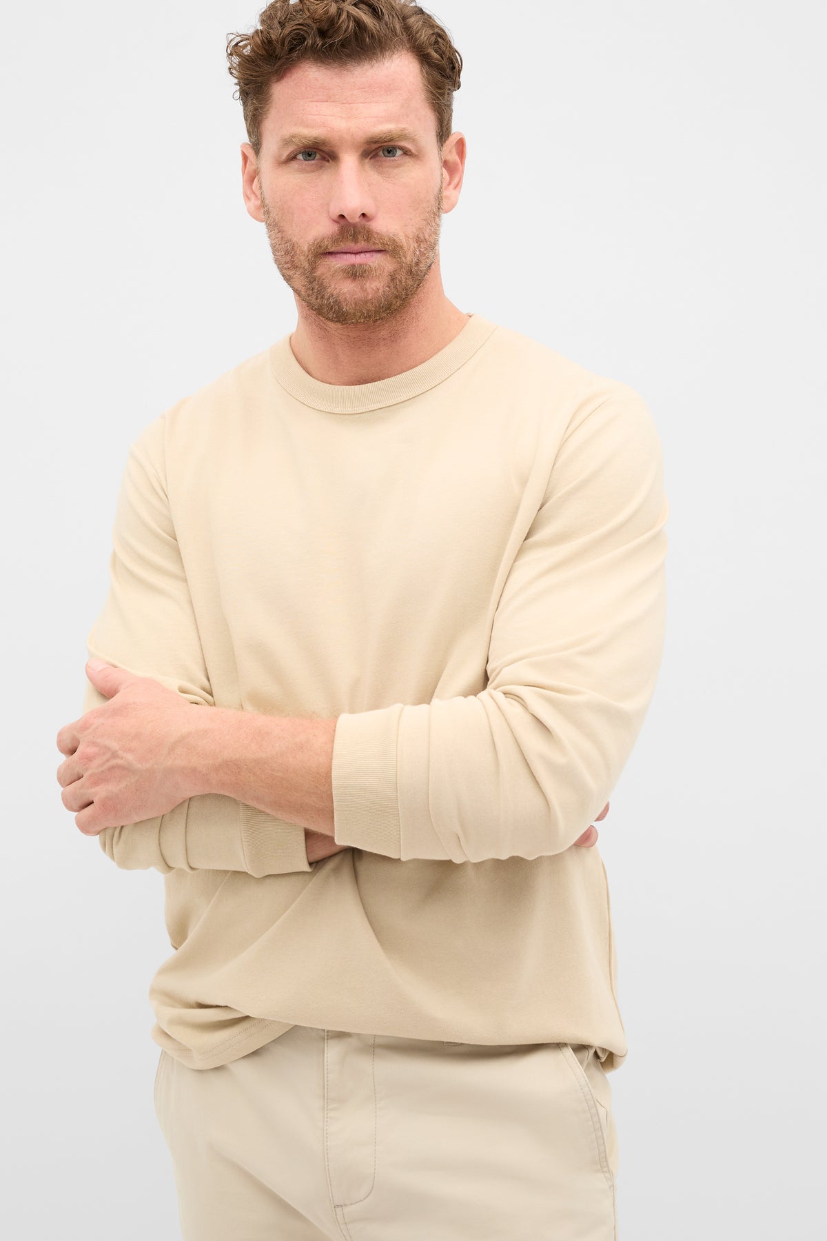 Long Sleeve Crew Neck Tee