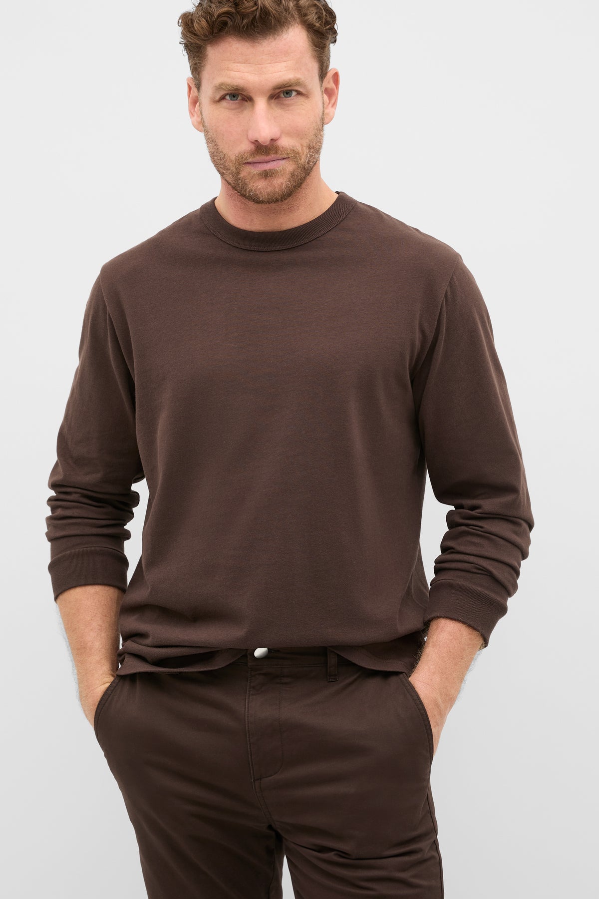Long Sleeve Crew Neck Tee