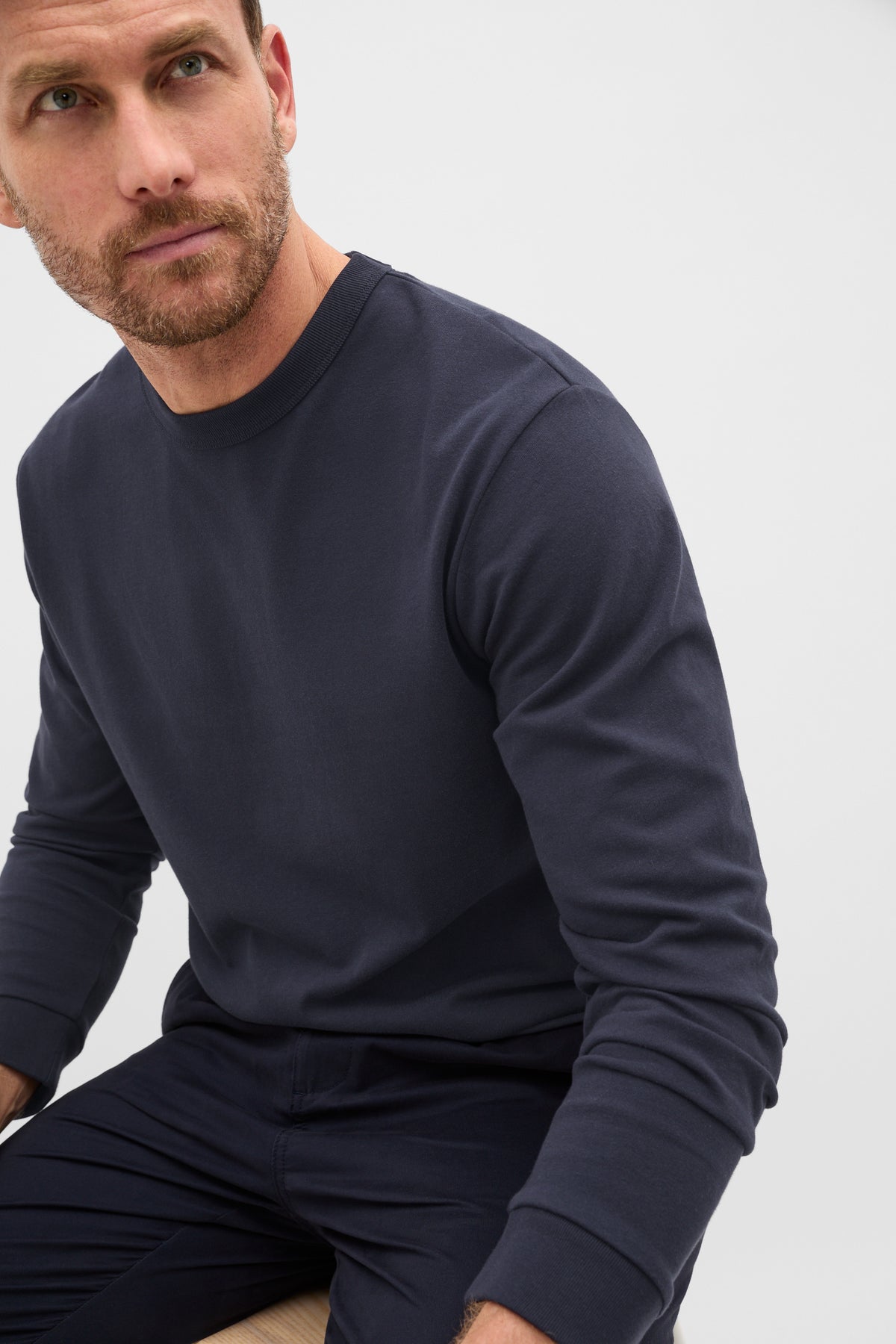 Long Sleeve Crew Neck Tee