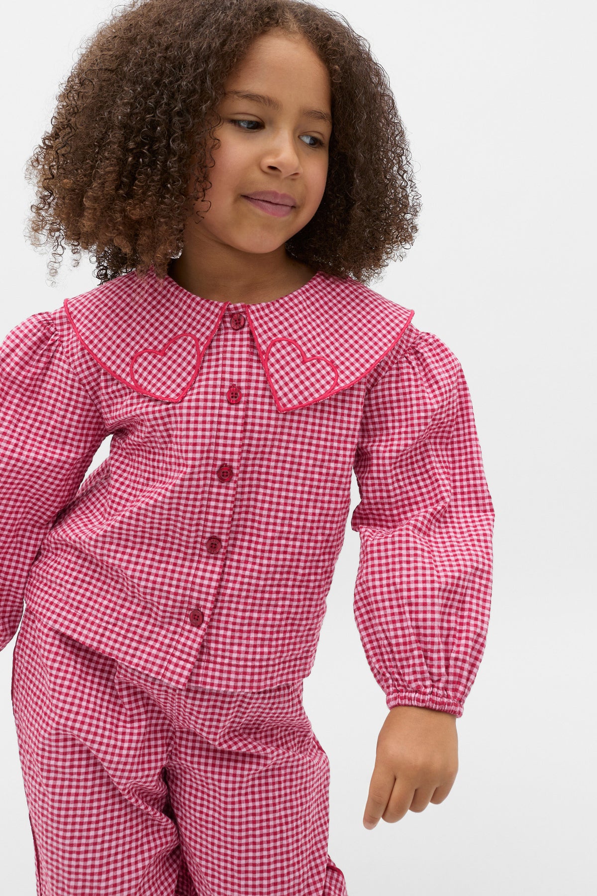 Heart Collar Top