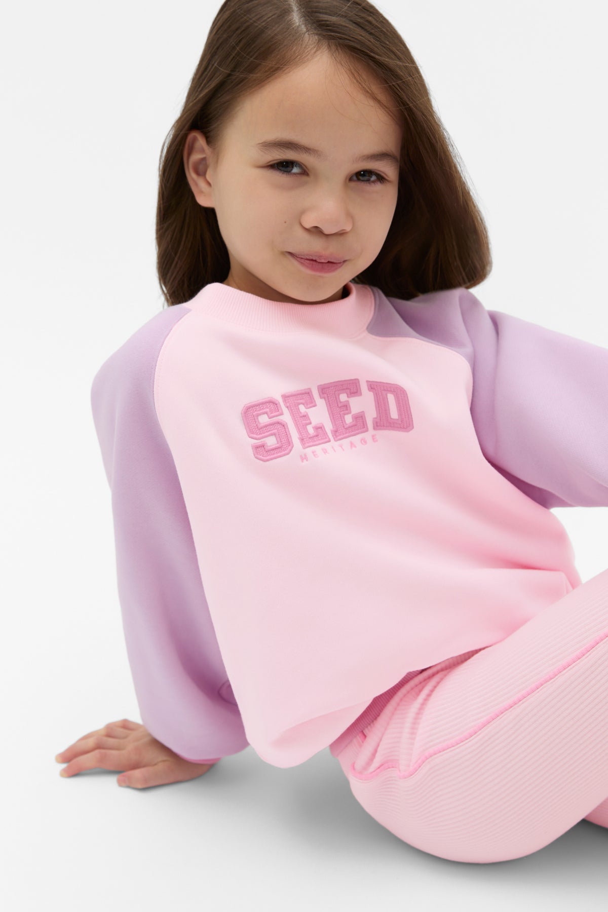 Colour Block Logo Sweat