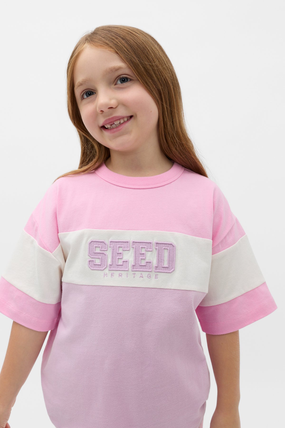 Colourblock Logo Tee