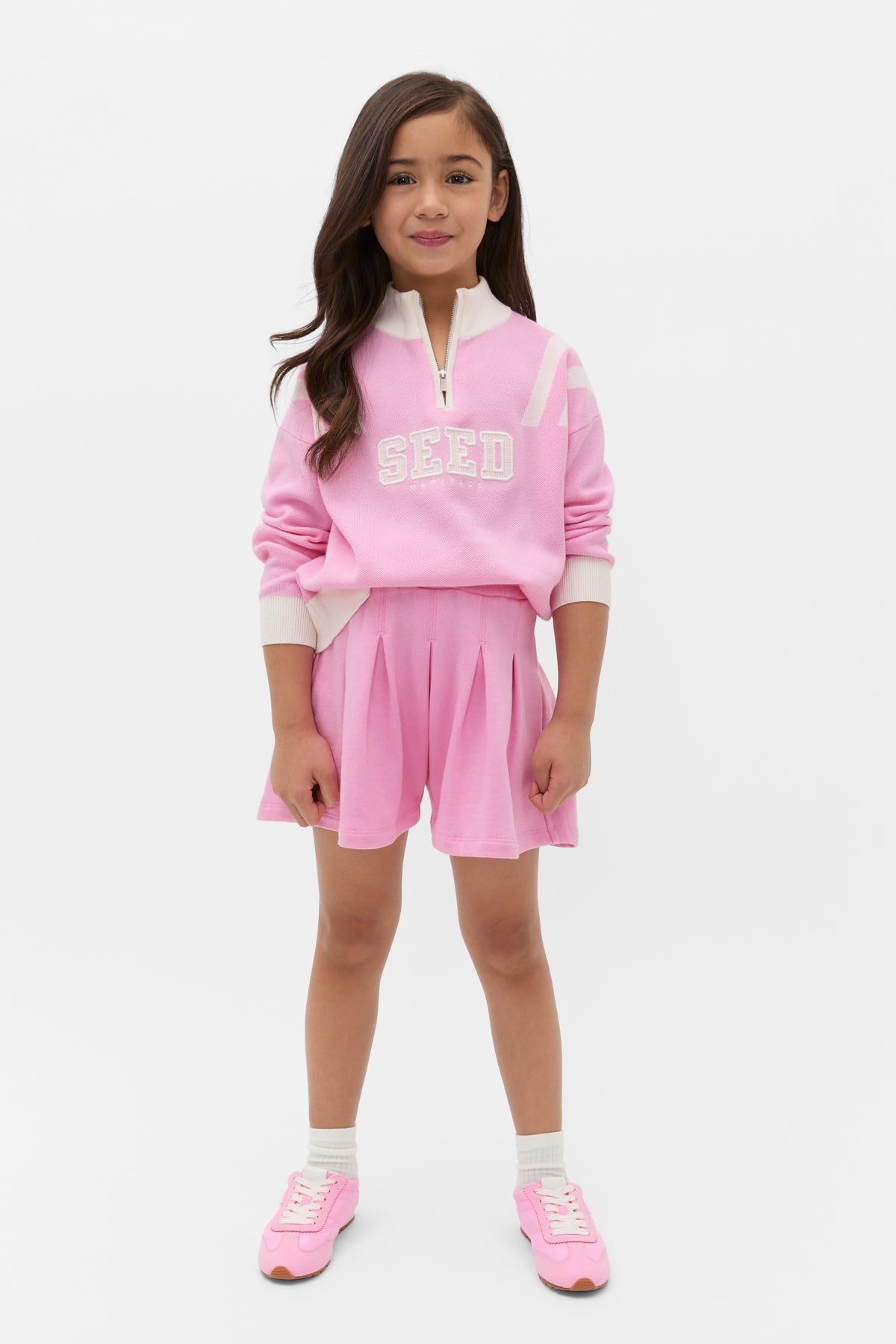 Quarter Zip Logo Sweat