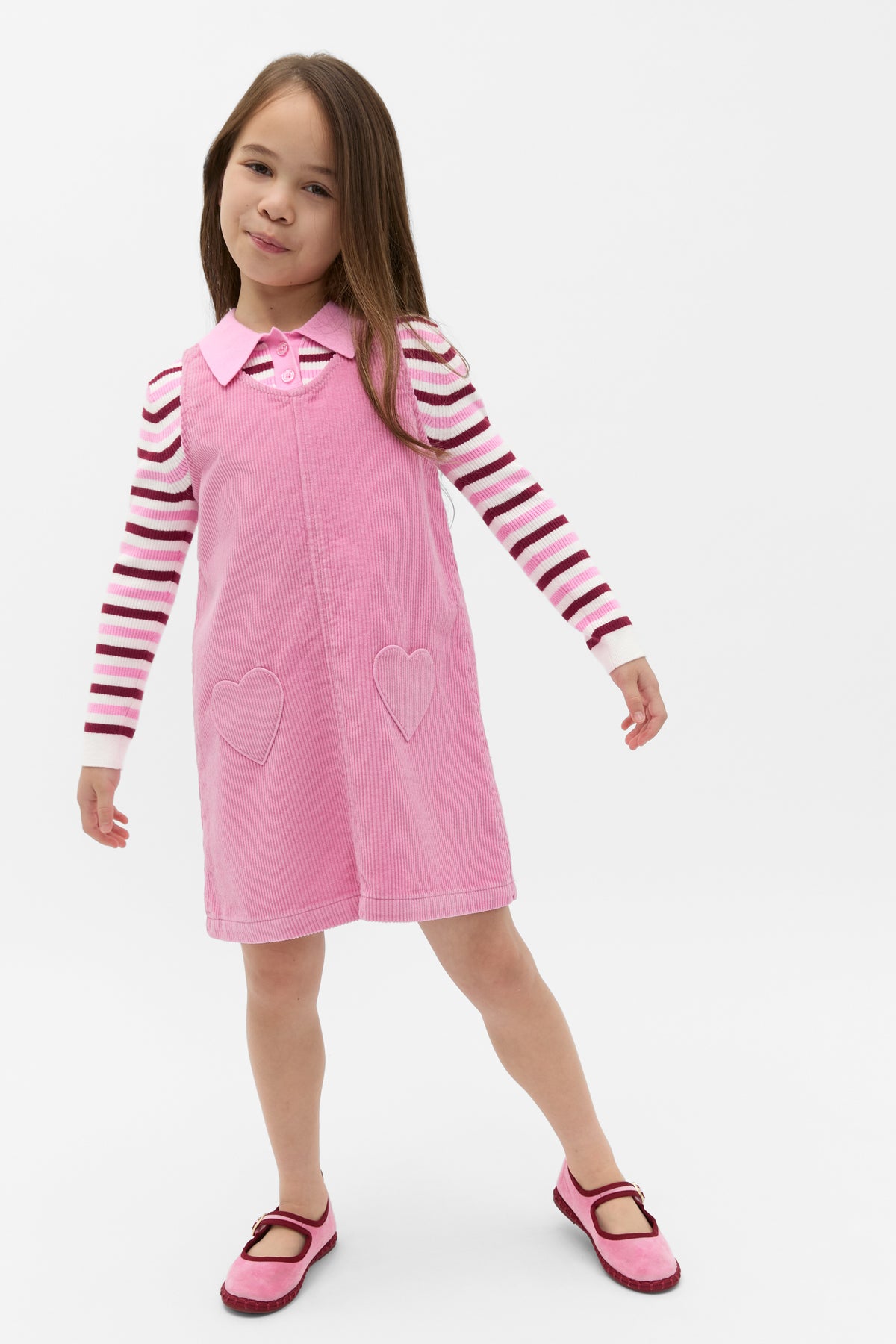 Heart Pocket Pinafore