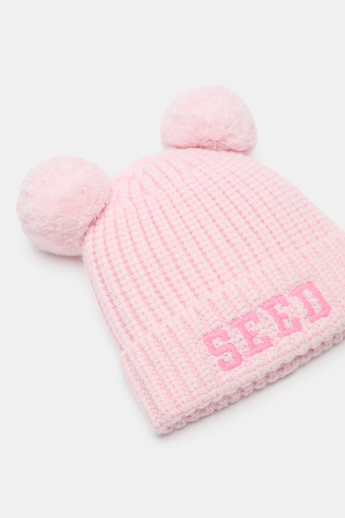 Mini Seed Embroidered Beanie