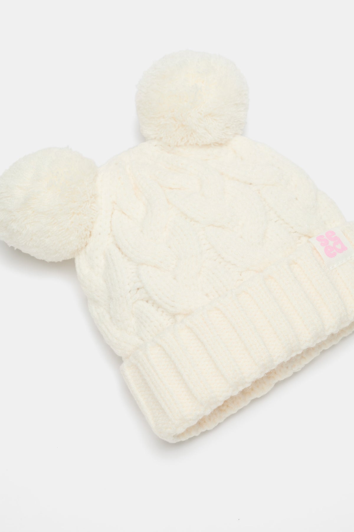 Mini Cable Knit Beanie