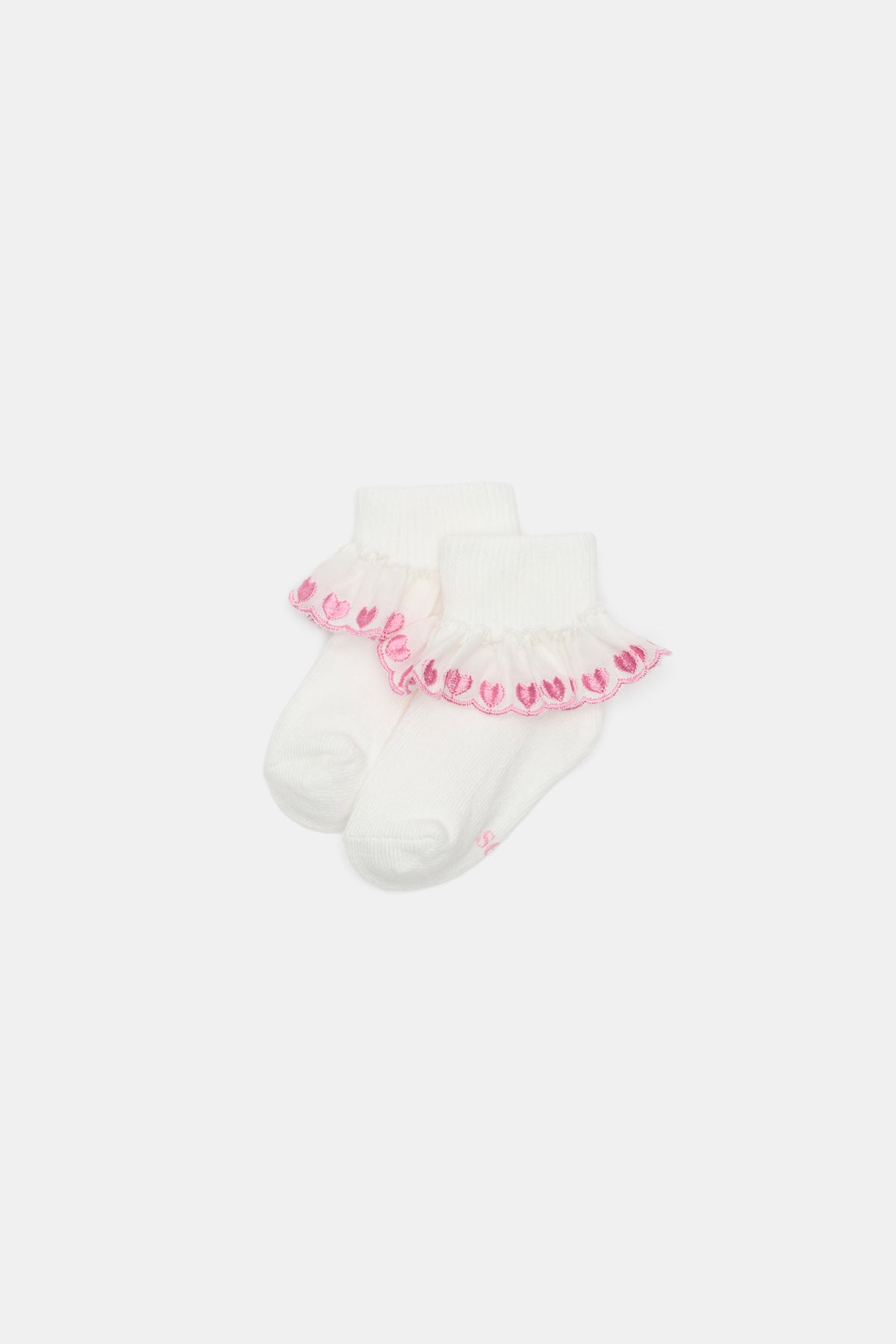 Baby Heart Frill Sock