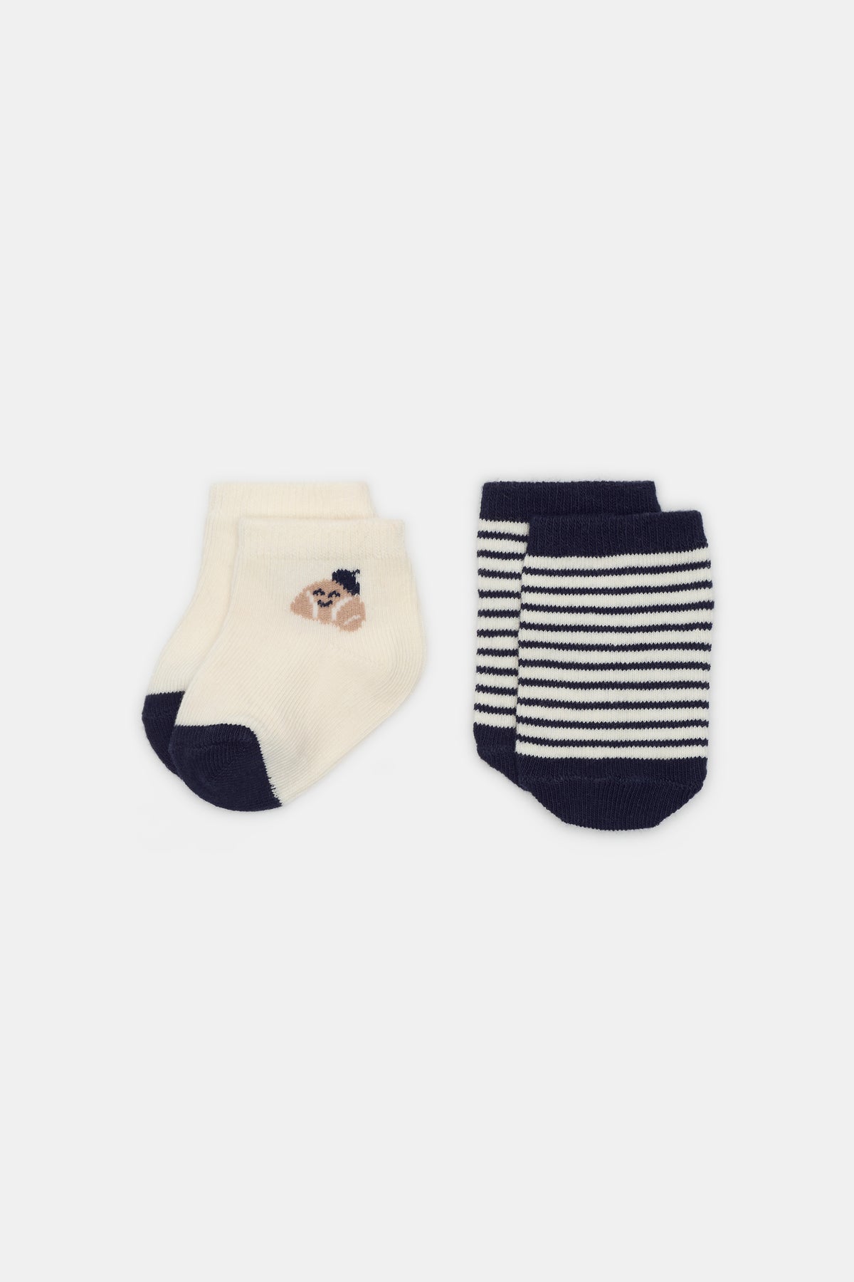 Newborn Croissant Sock 2 Pack
