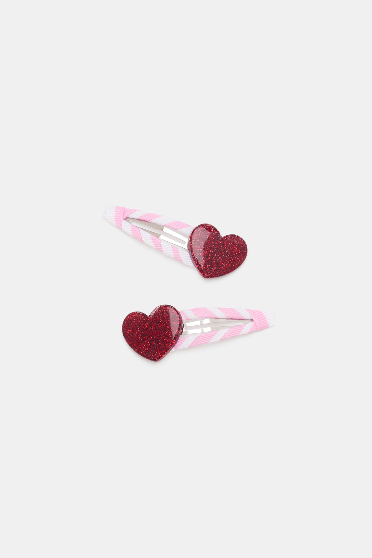Glitter Heart Snaps