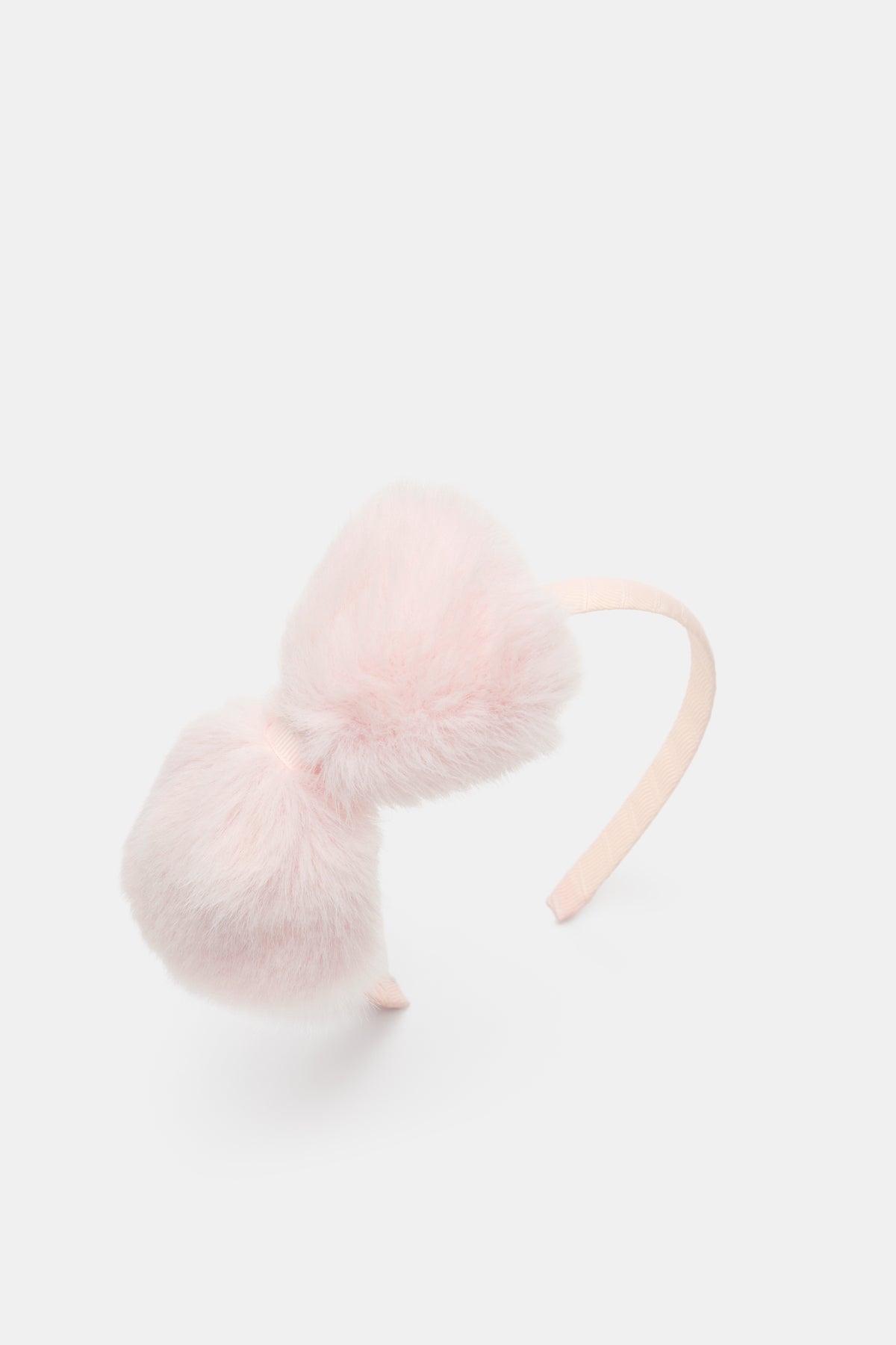 Faux Fur Bow Headband