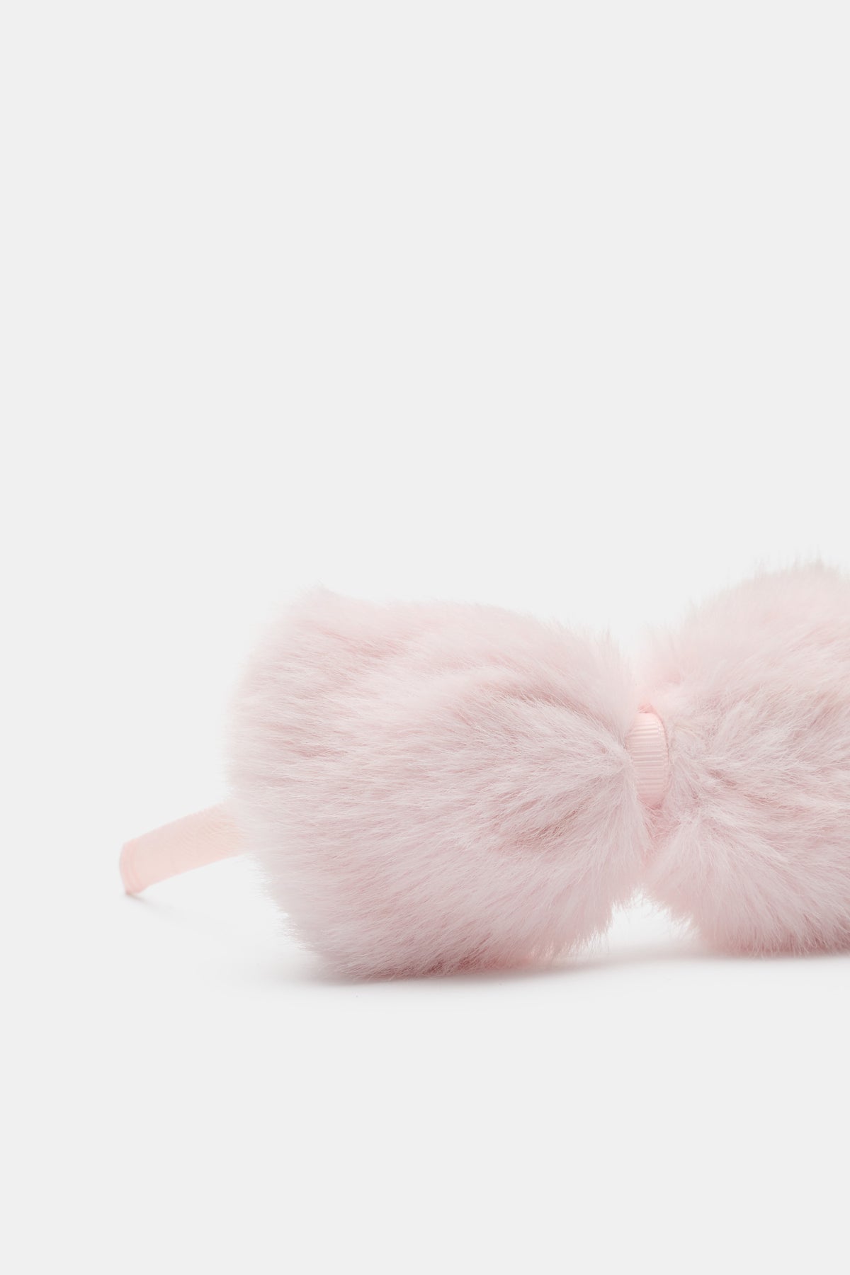 Faux Fur Bow Headband