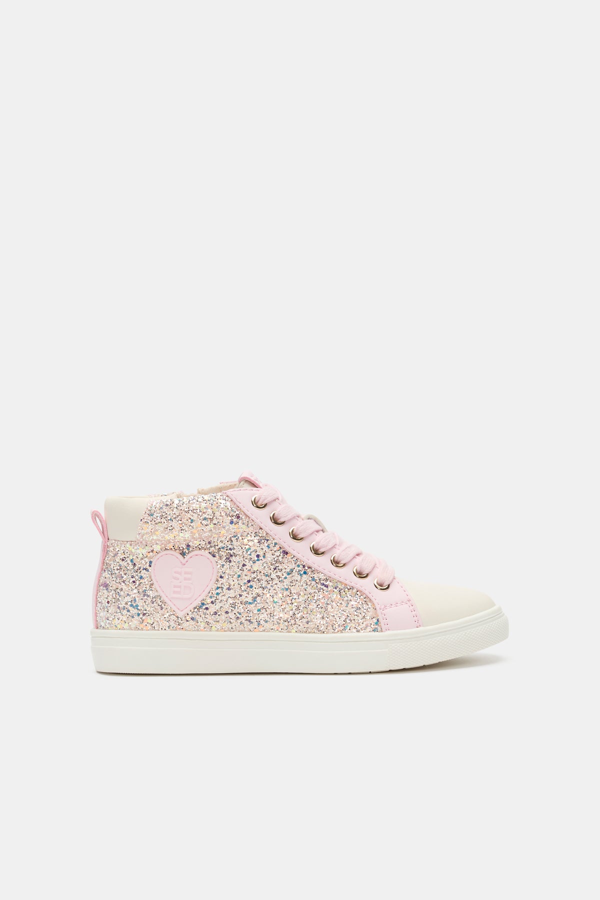 Glitter Heart High Top